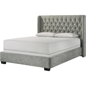  Size_Queen  -- Daphne Upholstered Panel Bed IMAGE 1