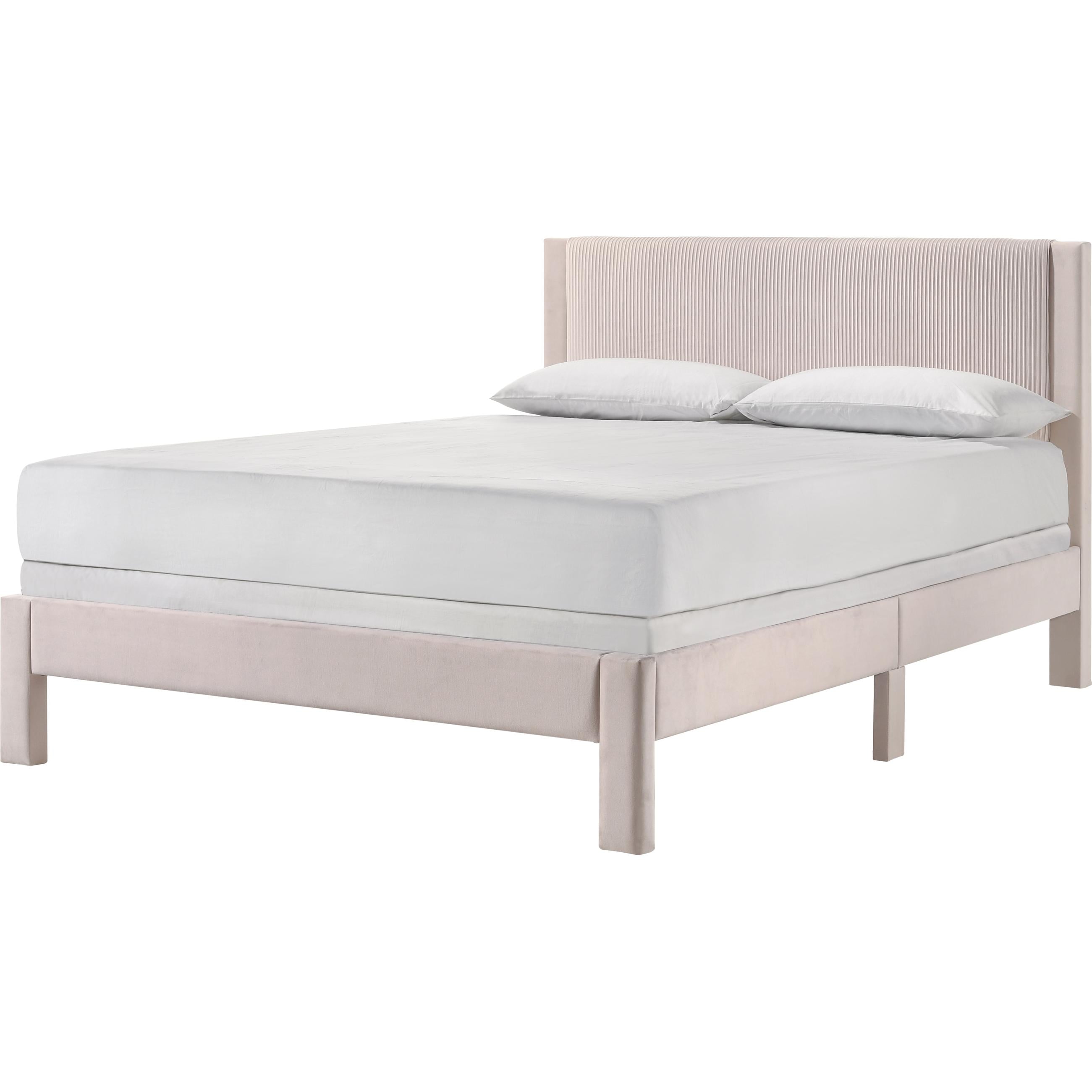  Size_Queen  -- Lucia 5097PK-Q Queen Bed - Pink IMAGE 1