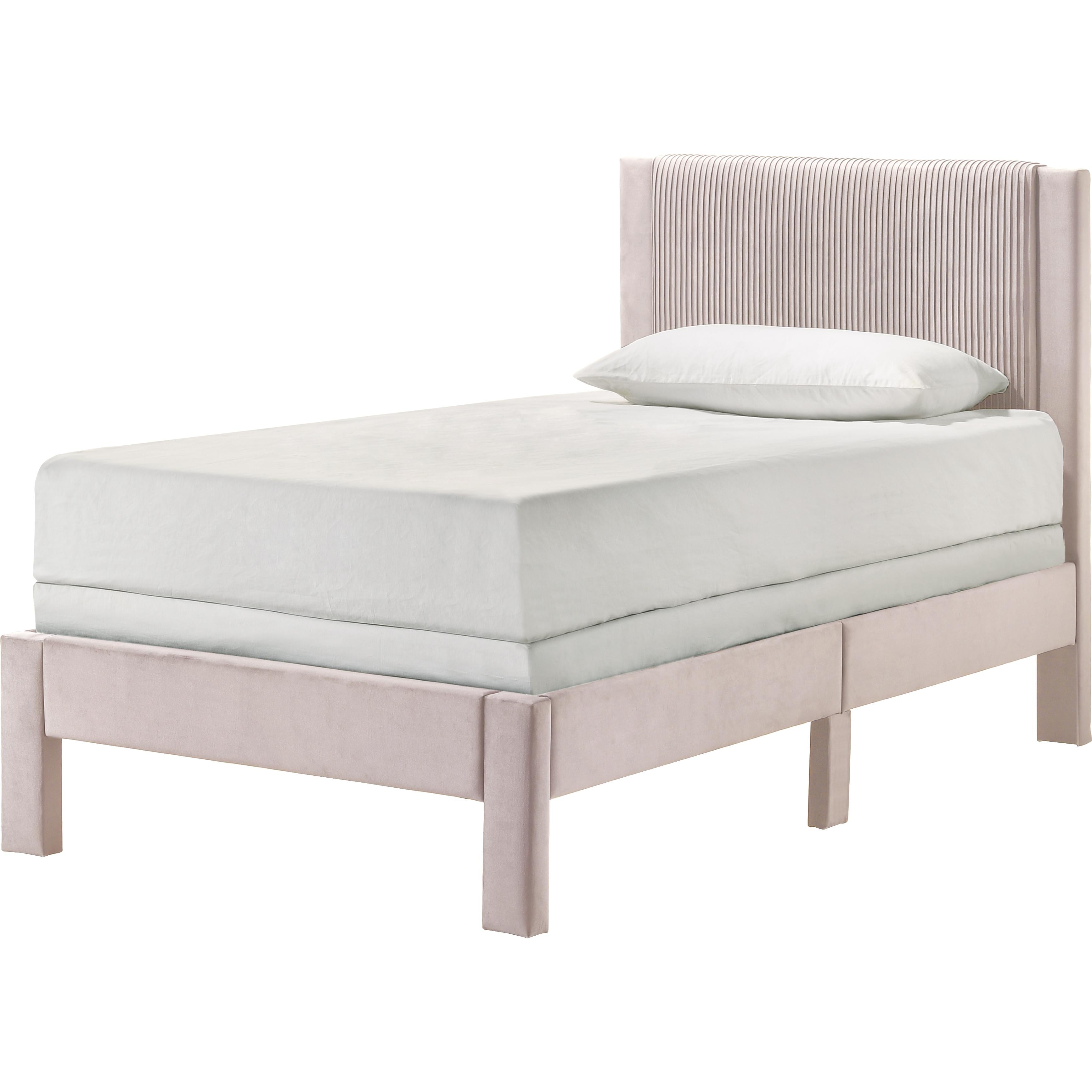  Size_Twin  -- Lucia 5097PK-T Twin Bed - Pink IMAGE 1