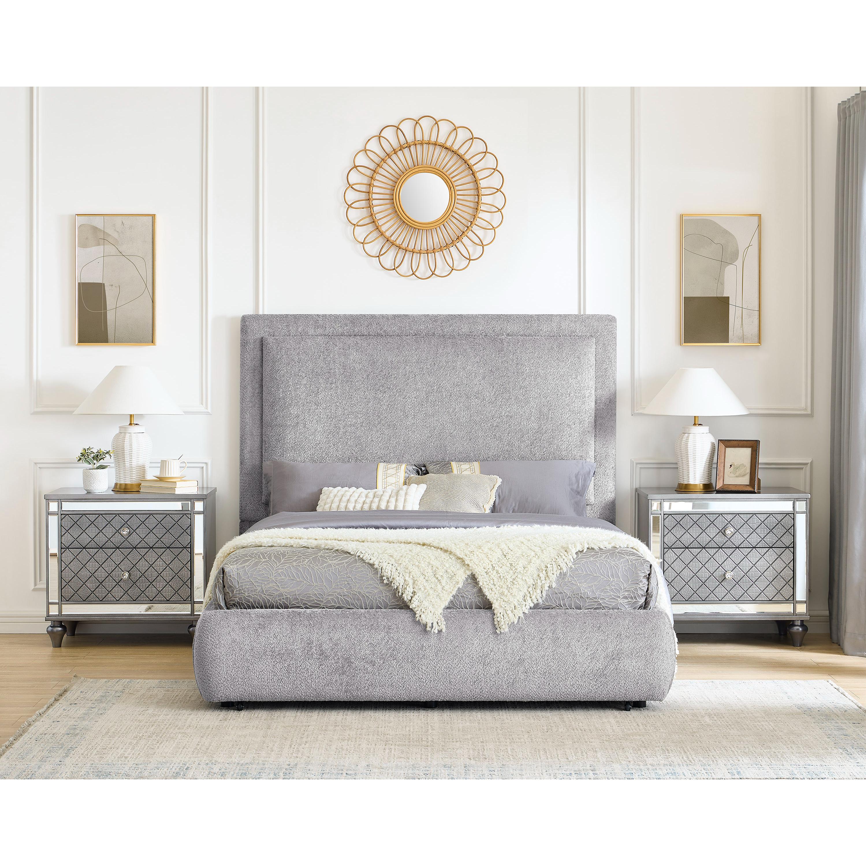  Size_King  -- Reverie Upholstered Panel Bed with Storage IMAGE 3
