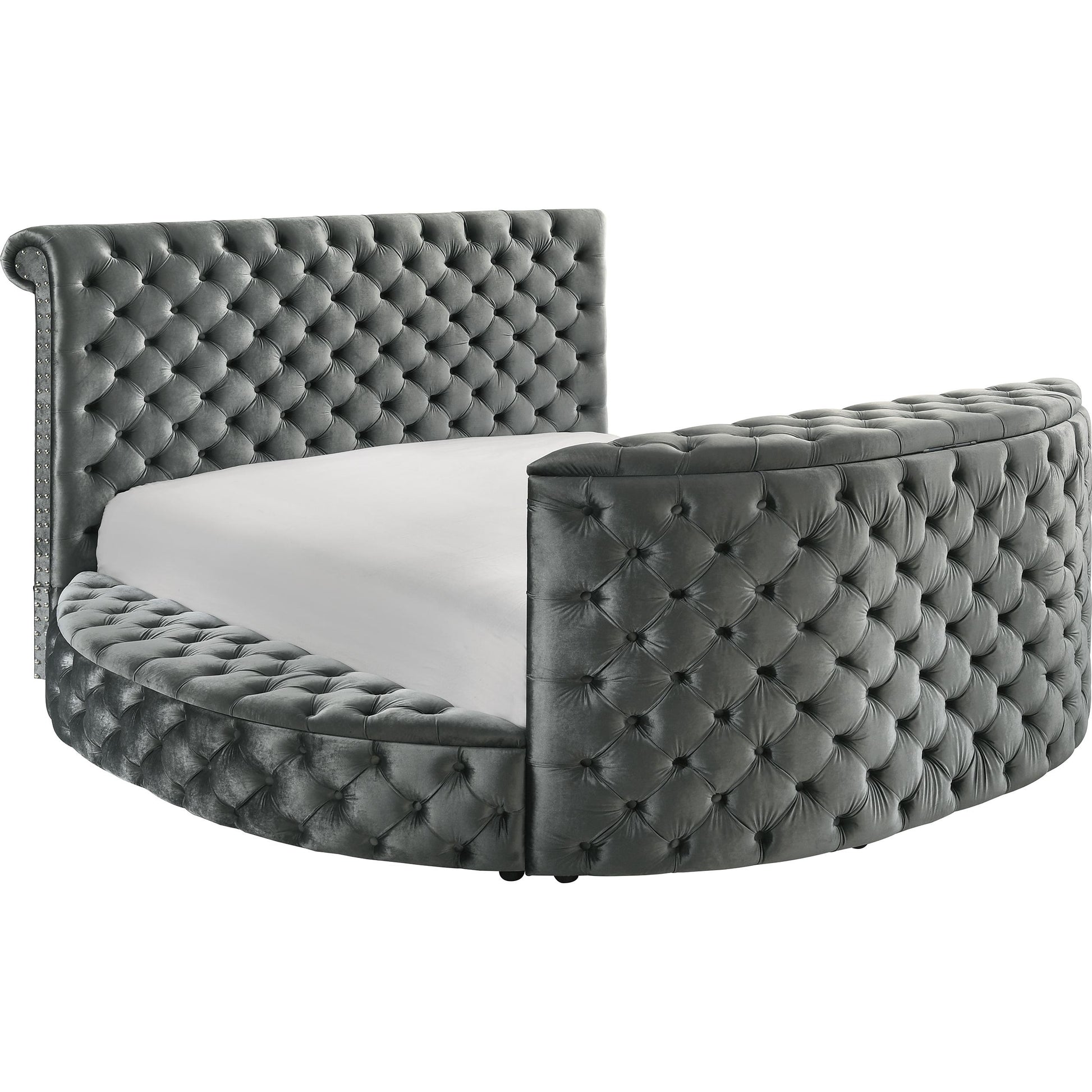  Size_King  -- Voltare Upholstered Panel Bed with Storage IMAGE 1