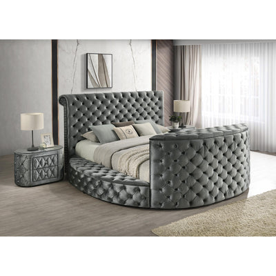  Size_King  -- Voltare Upholstered Panel Bed with Storage IMAGE 4