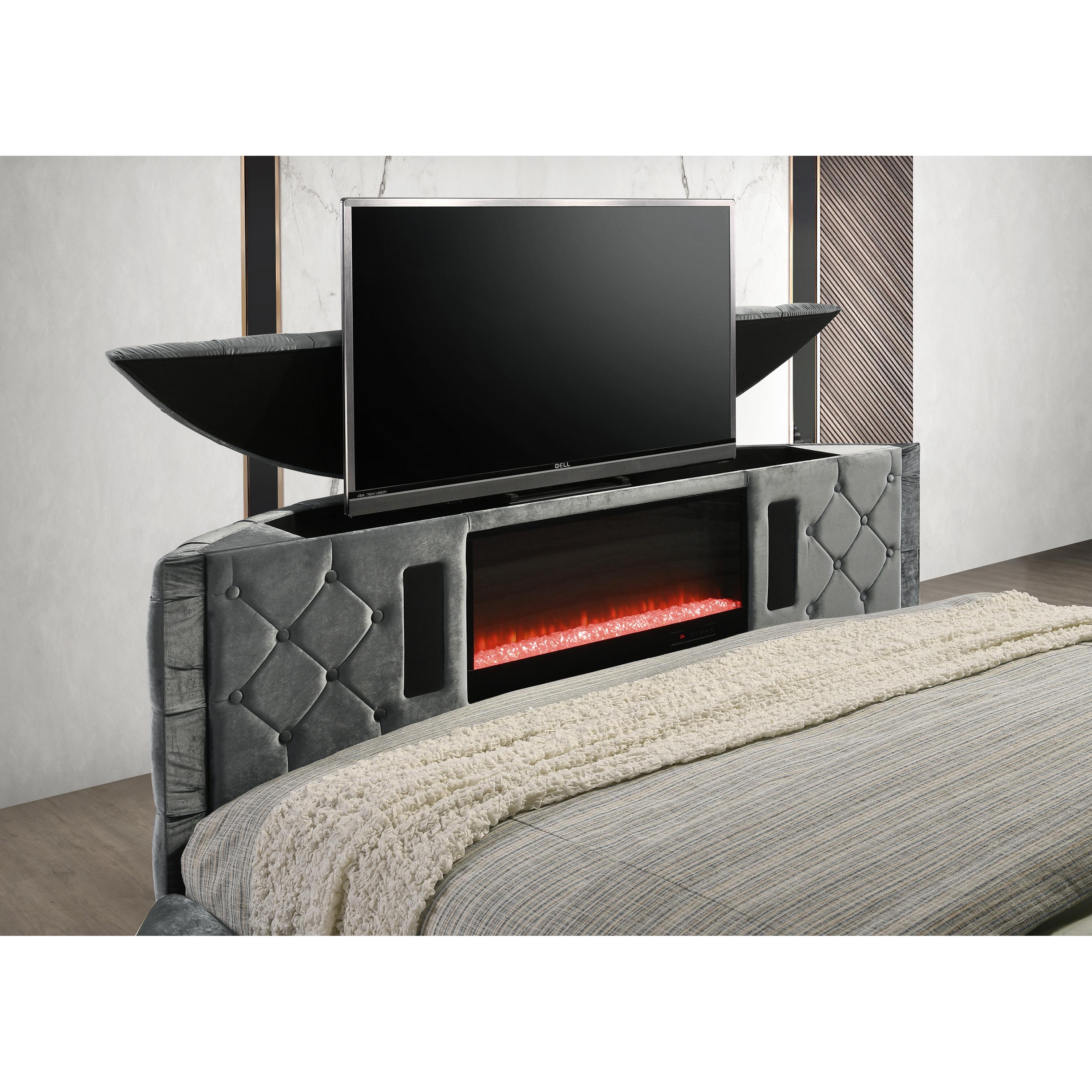  Size_King  -- Voltare Upholstered Panel Bed with Storage IMAGE 7