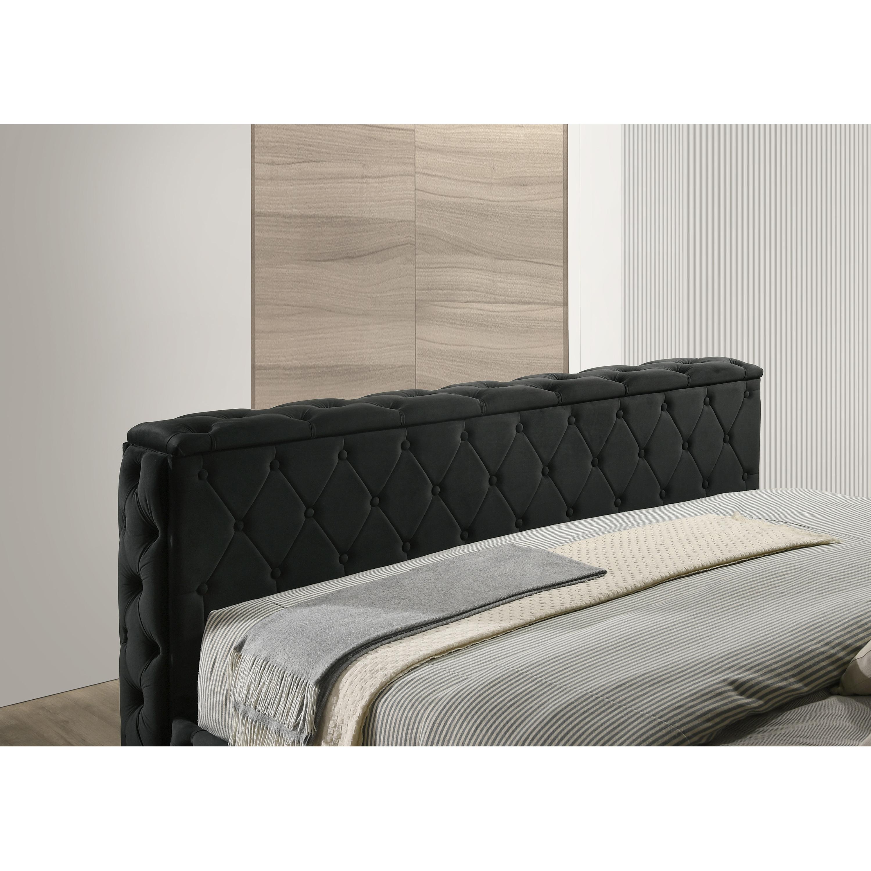  Size_Queen  -- Josephine 5213BK-Q Queen Bed with TV Lift IMAGE 6