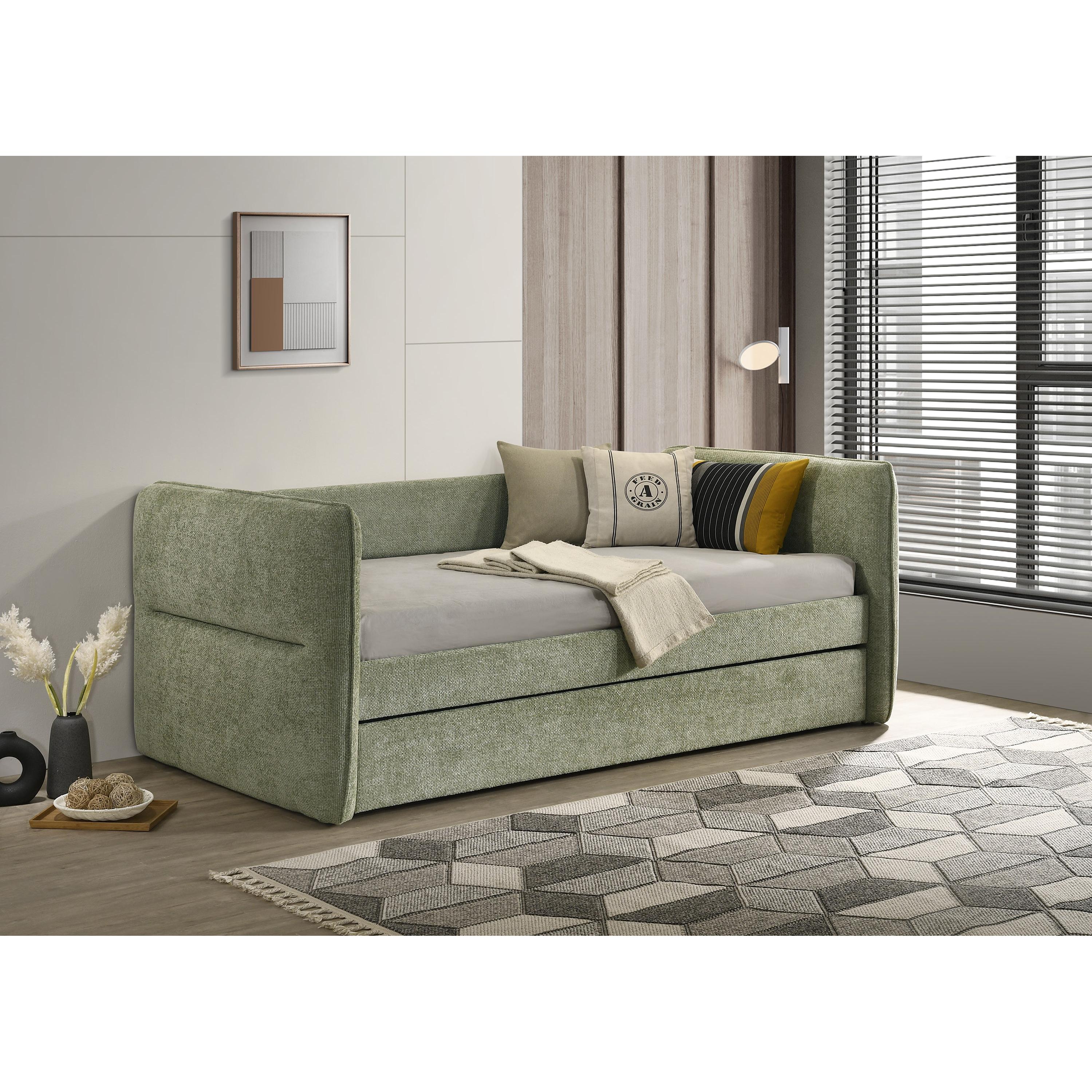  Crown Mark Philipa 5324GR Daybed - Green Tweed IMAGE 1