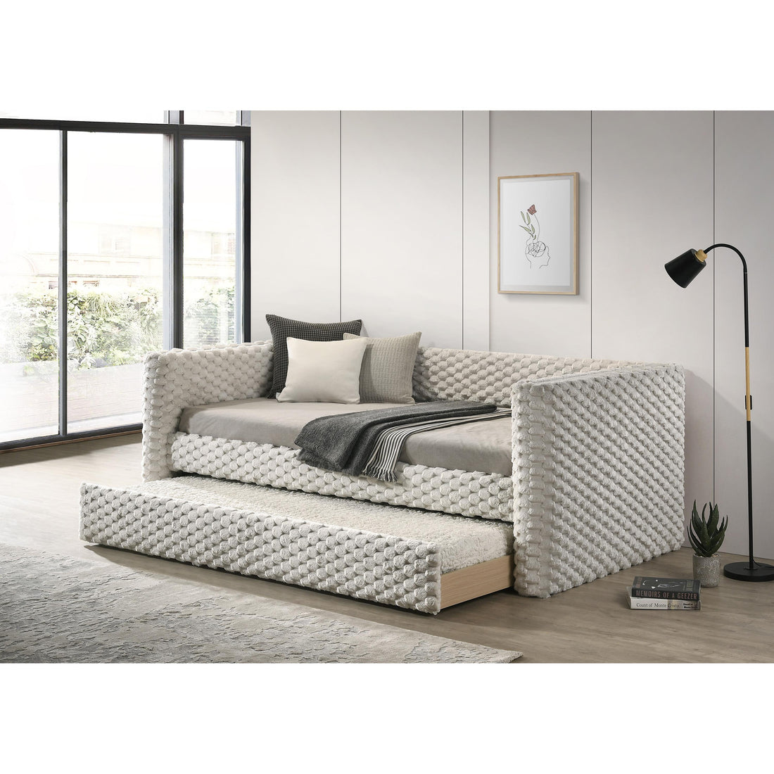  Crown Mark Brielle 5326WH Daybed - White Dove IMAGE 1