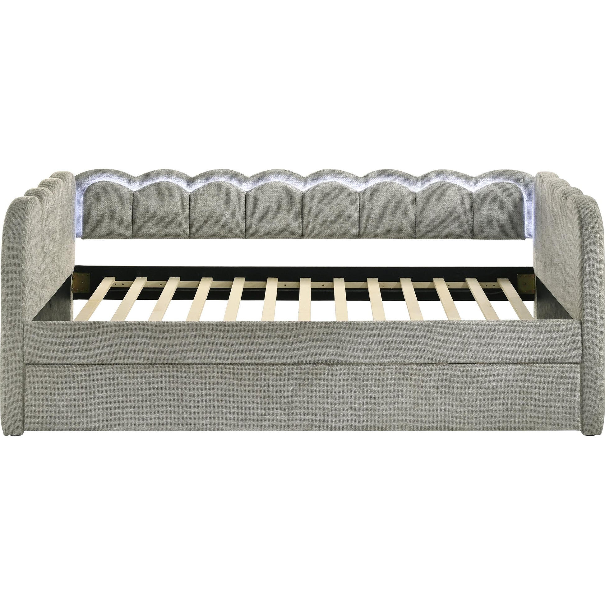  Crown Mark Melody 5328LG Daybed - Light Grey IMAGE 4