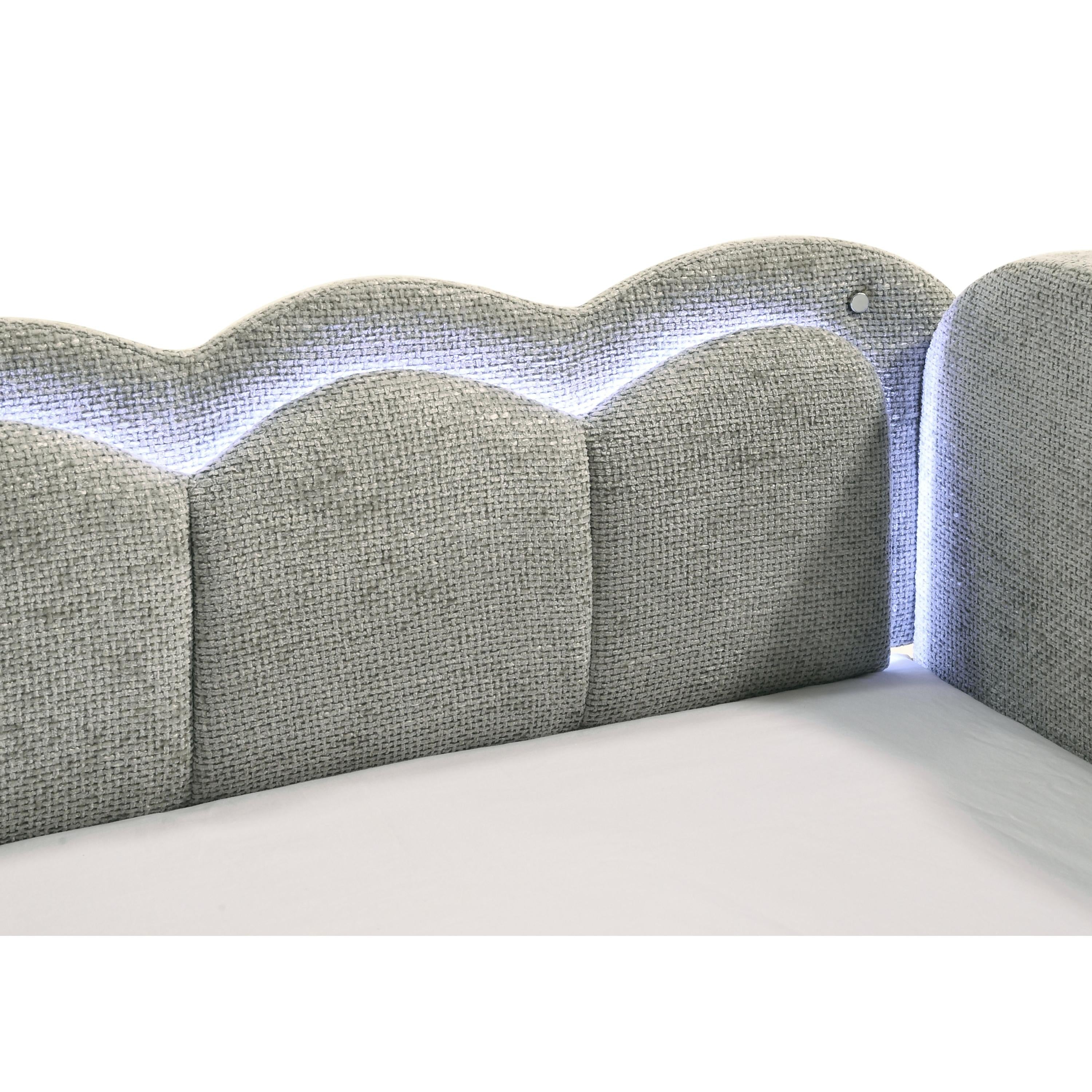  Crown Mark Melody 5328LG Daybed - Light Grey IMAGE 7