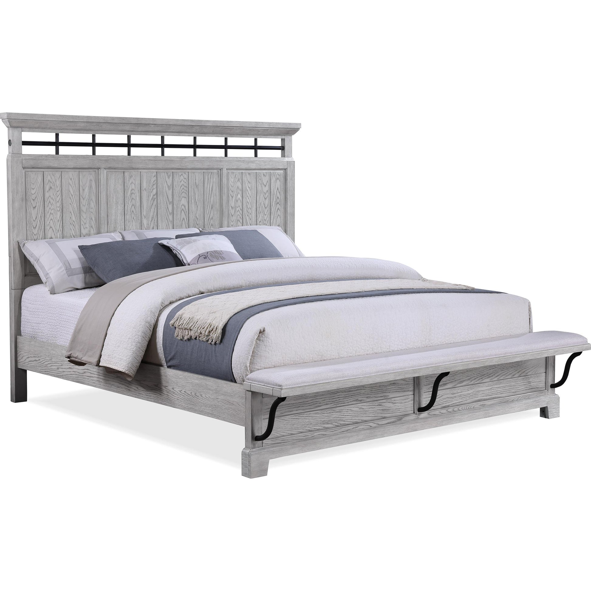  Size_Queen  -- Beckett B1900-Q Queen Bed IMAGE 1