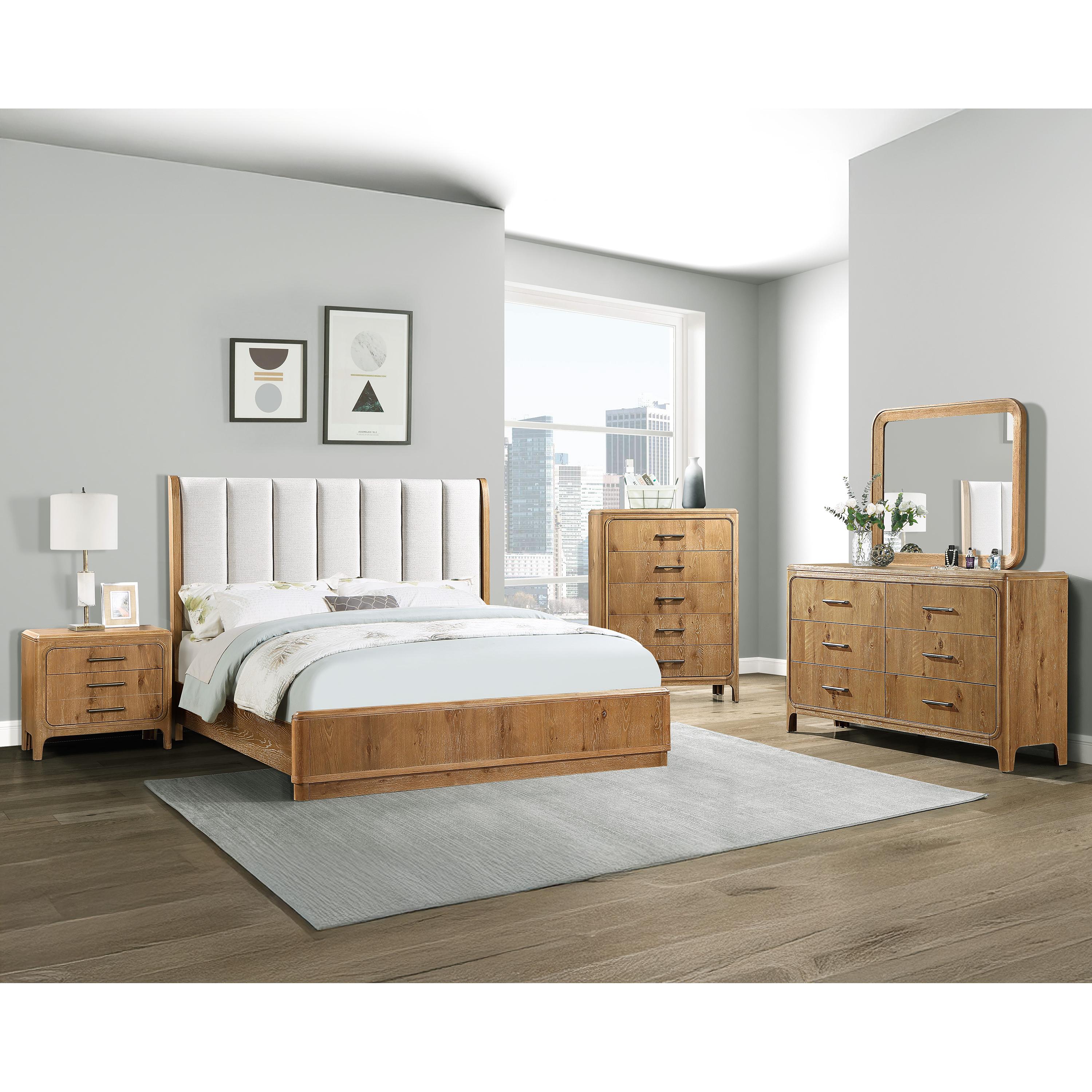  Crown Mark Westcott B1500-4 Chest - Cerused Natural IMAGE 2