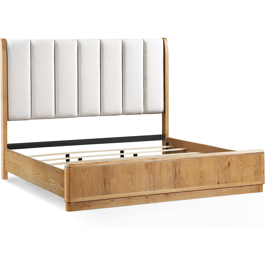  Crown Mark Westcott B1500-Q Queen Bed - Cerused Natural IMAGE 1