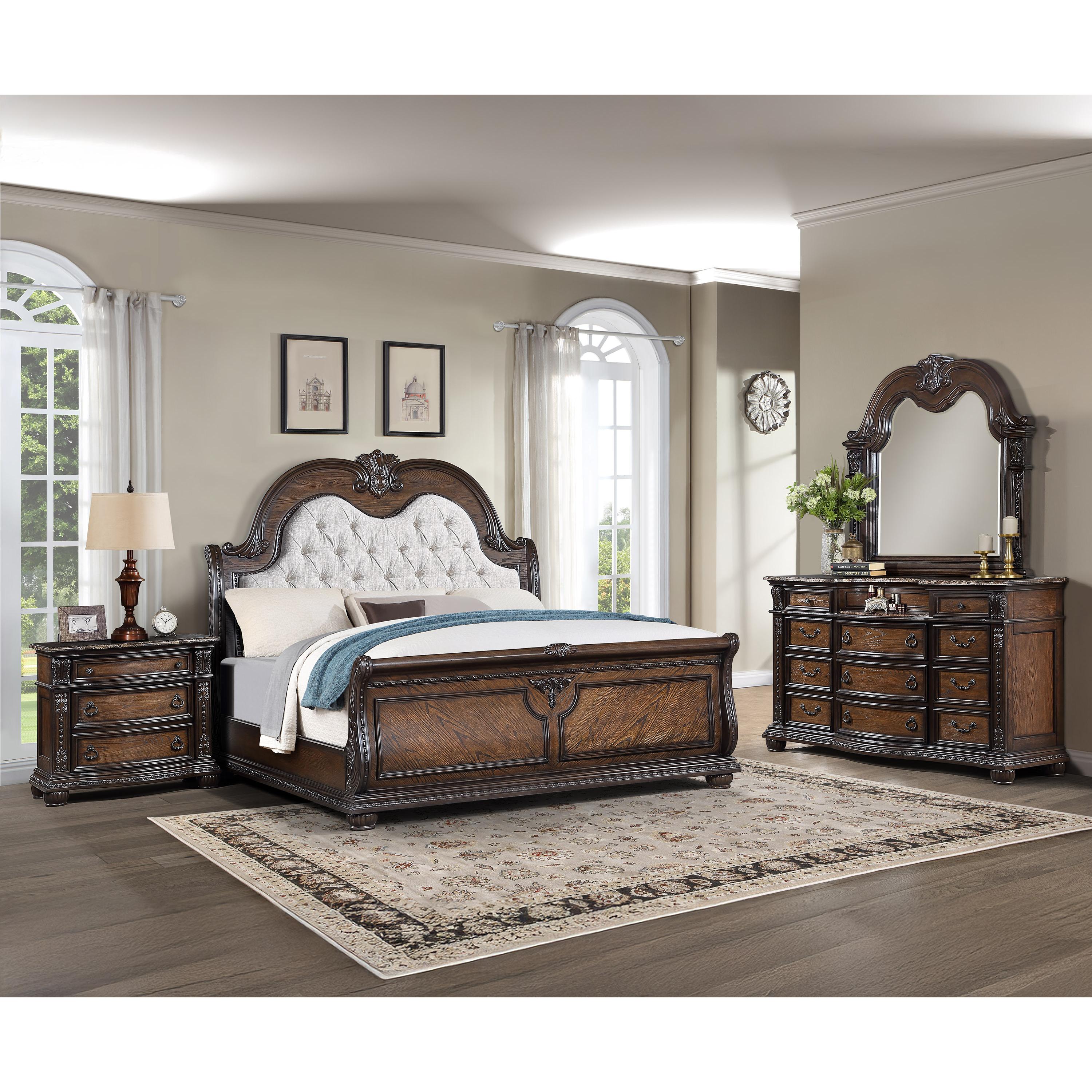  Crown Mark Stanley B1610-1 Dresser - Coffee Brown IMAGE 3