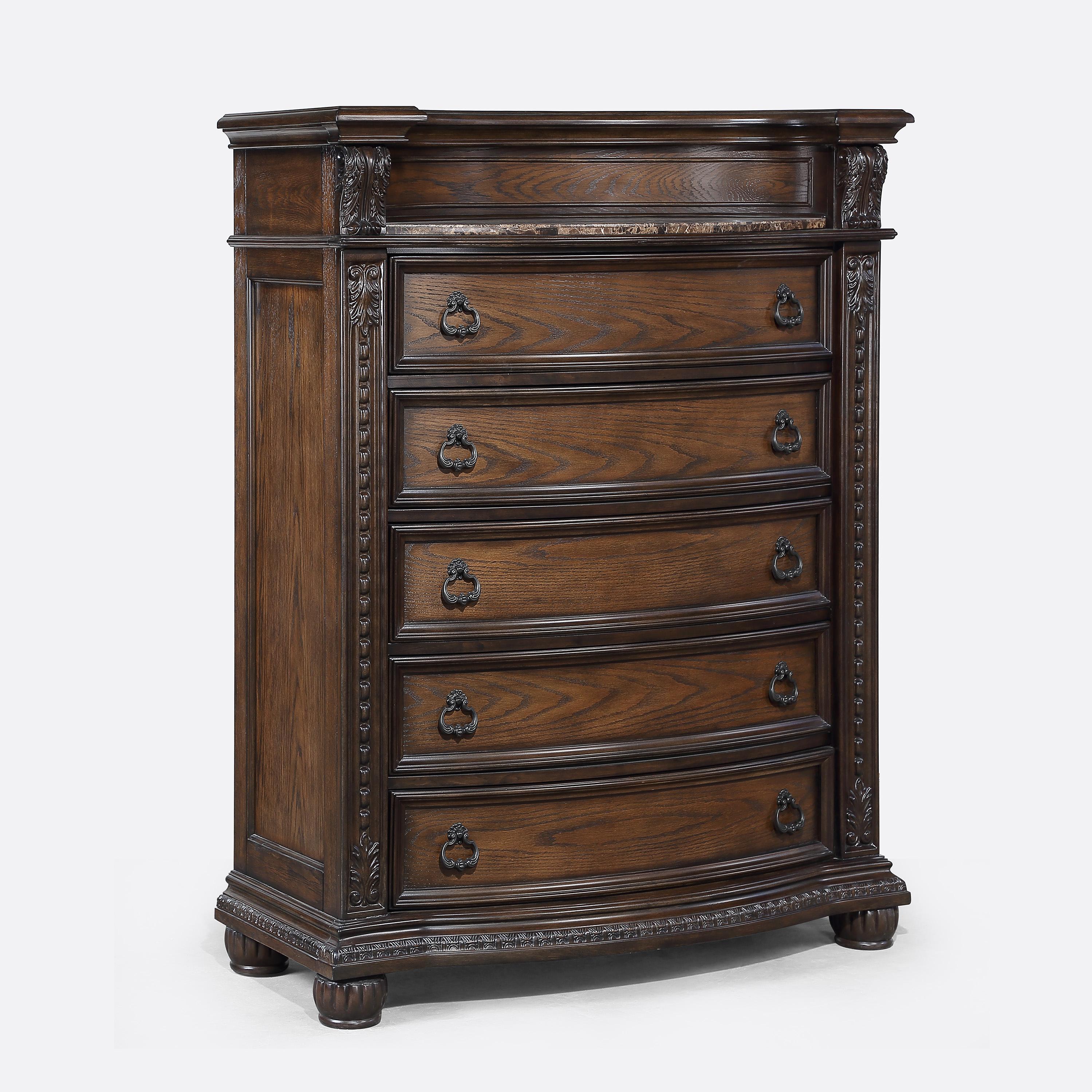  Crown Mark Stanley B1610-4 Chest - Coffee Brown IMAGE 1