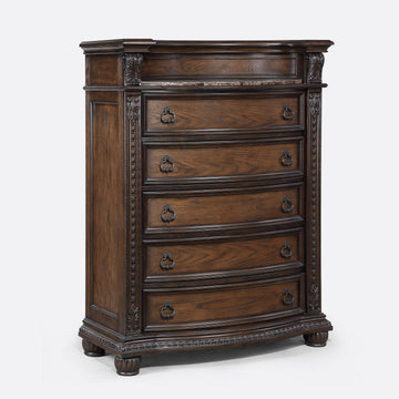  Crown Mark Stanley B1610-4 Chest - Coffee Brown IMAGE 1