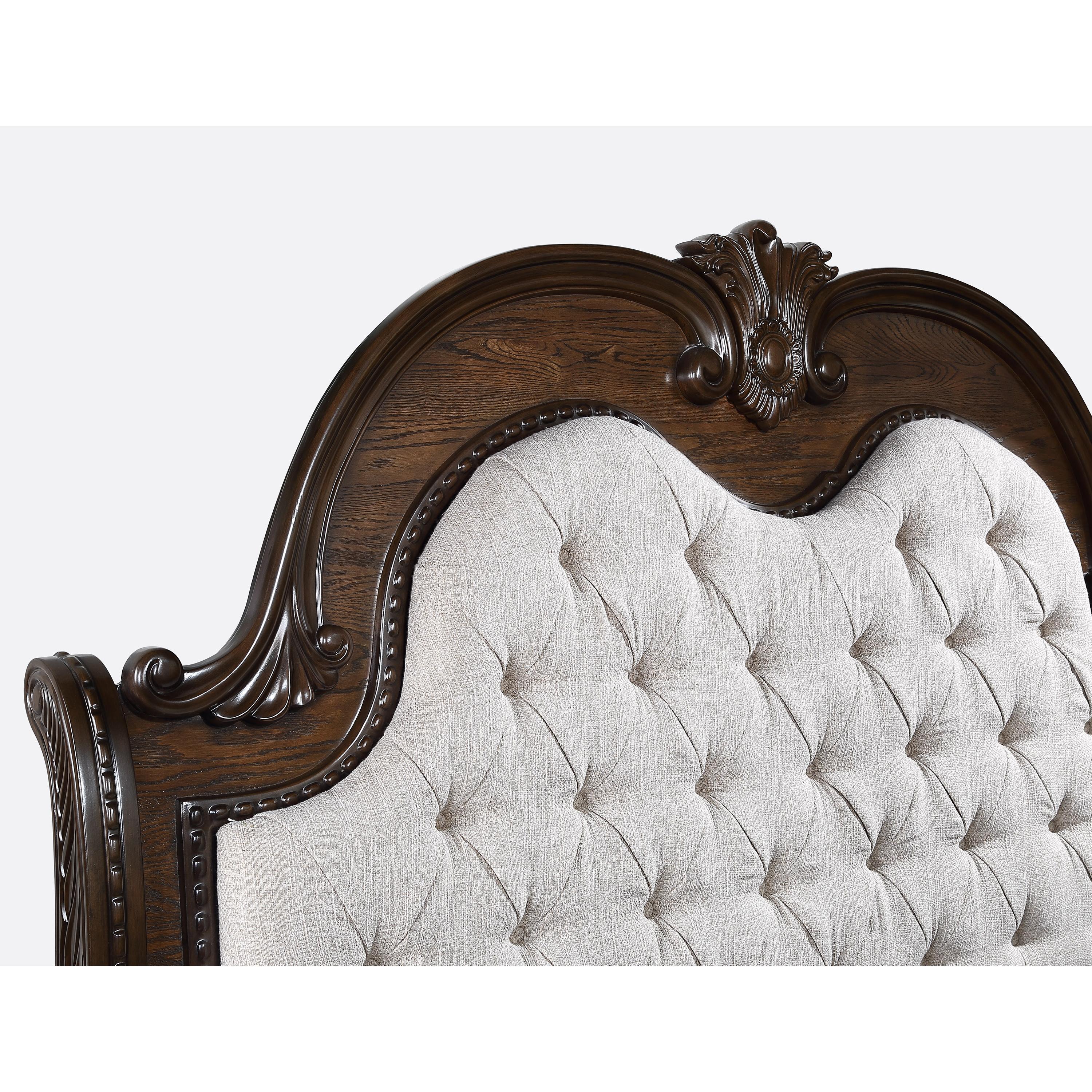  Size_Queen  -- Stanley B1610-Q Queen Bed - Coffee Brown IMAGE 5