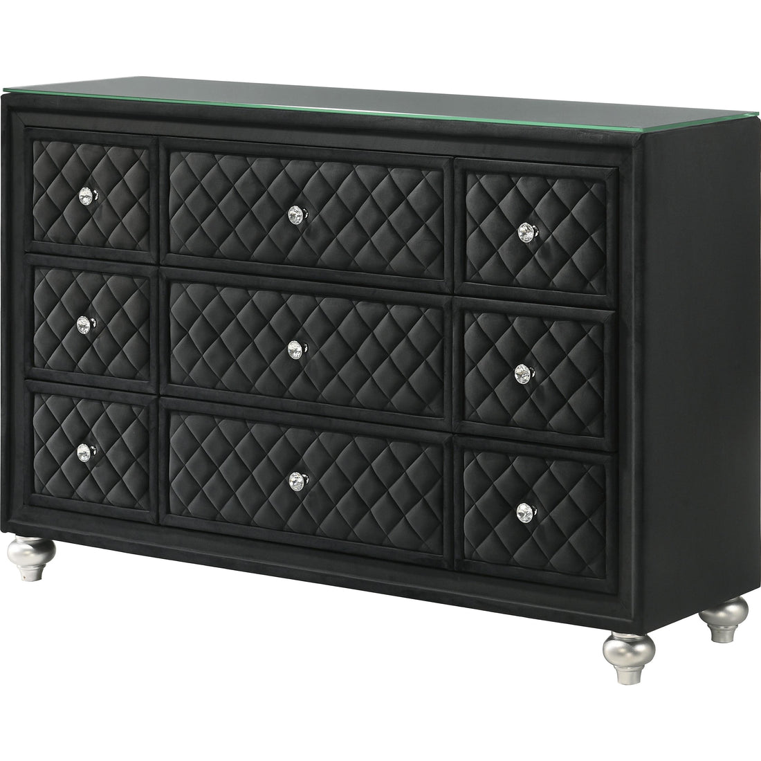  Crown Mark Cameo B2180-1 Dresser - Black IMAGE 1