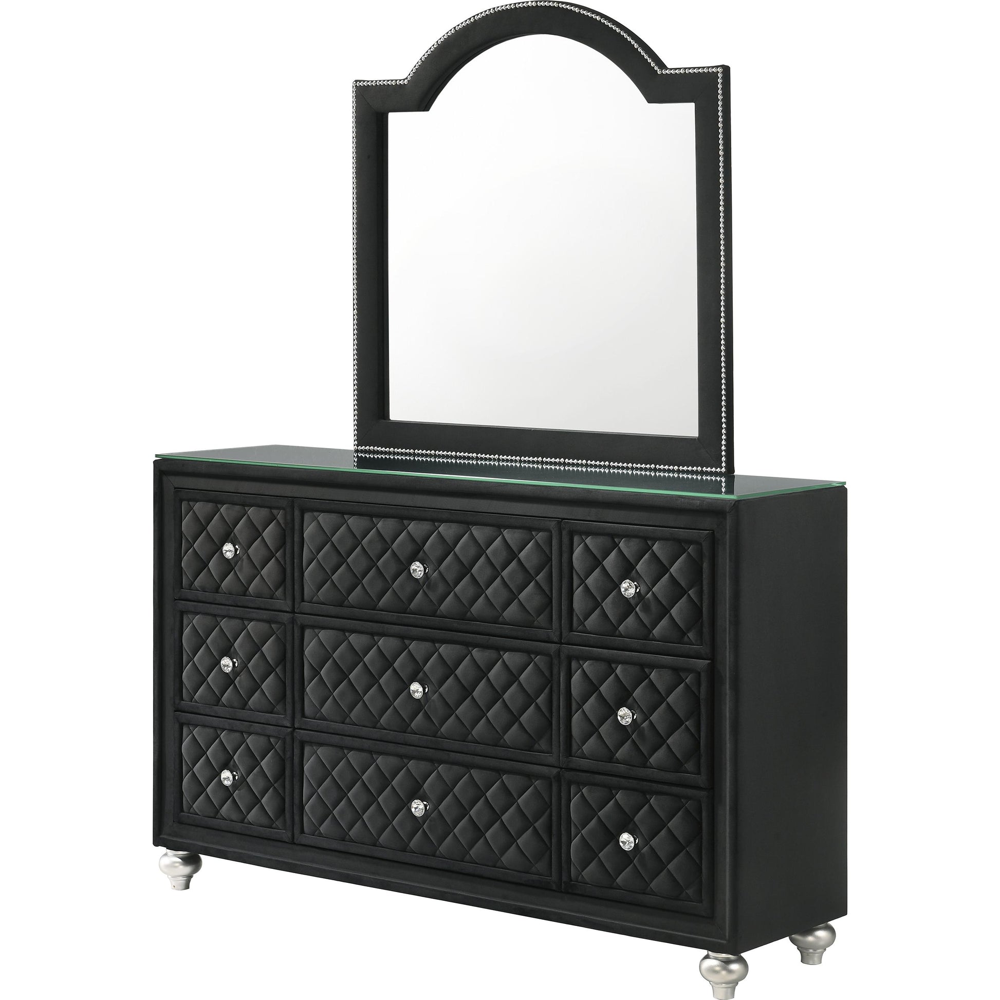  Crown Mark Cameo B2180-1 Dresser - Black IMAGE 2