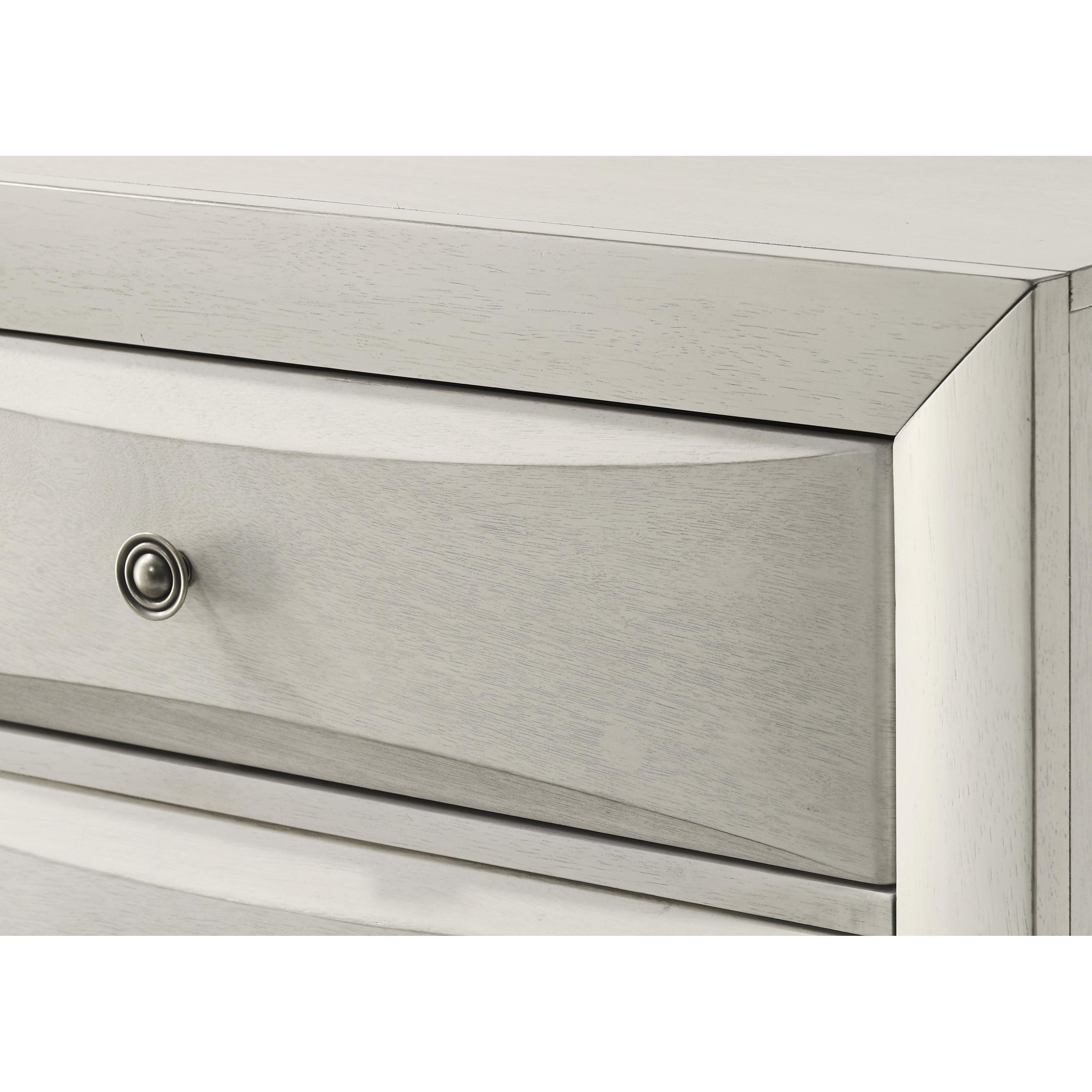  Crown Mark Emily B4255-1 Dresser - White IMAGE 4