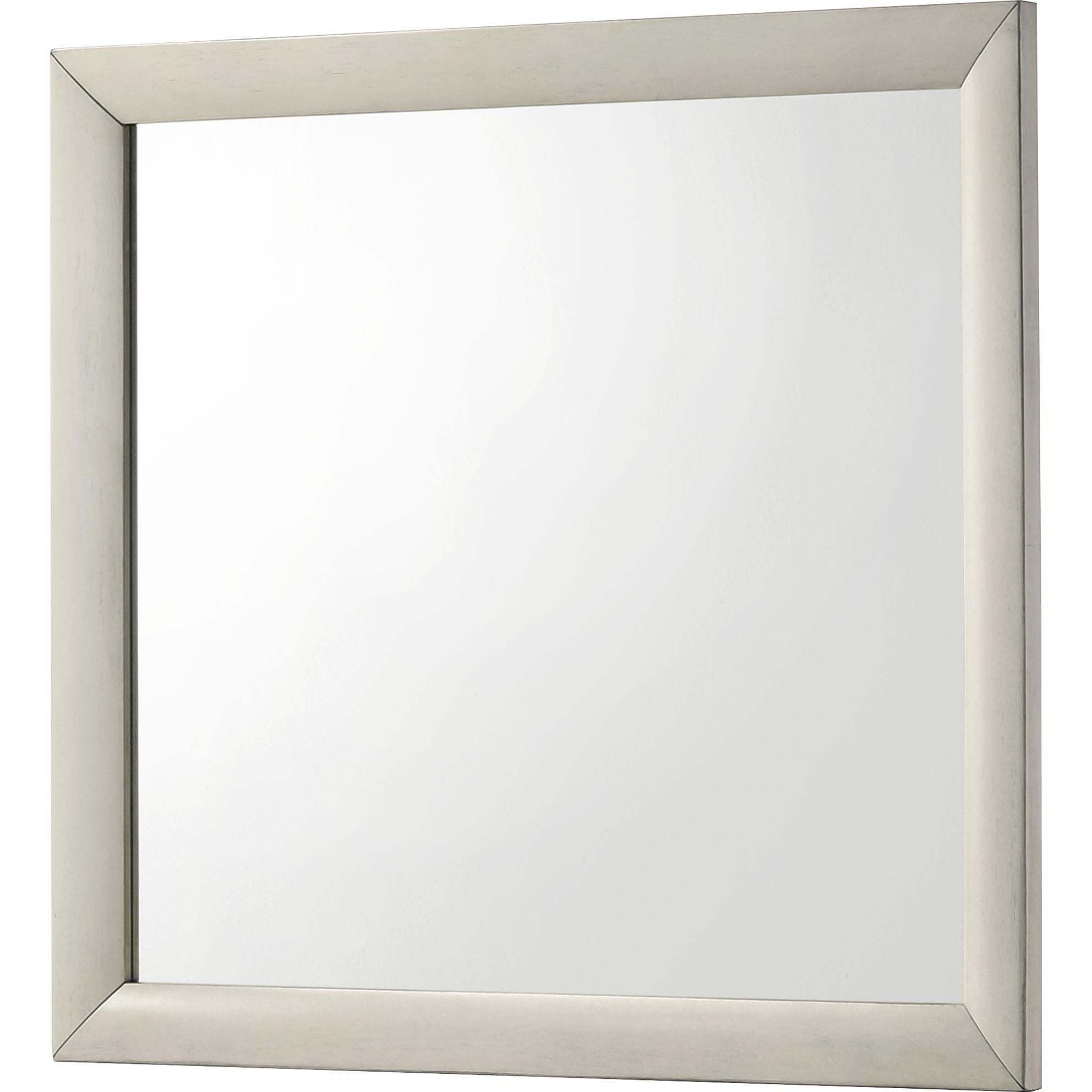  Crown Mark Emily B4255-11 Dresser Mirror - White IMAGE 1