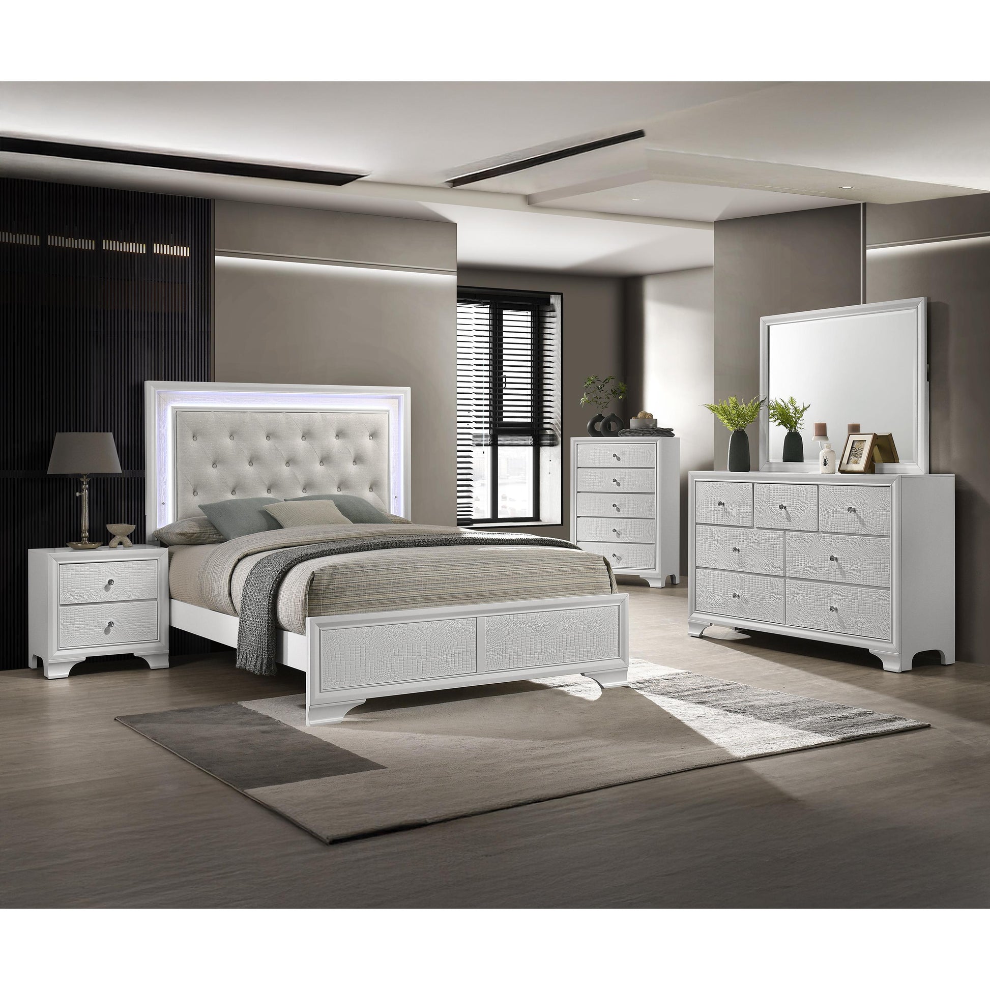  Size_King  -- Lyssa Upholstered Platform Bed IMAGE 3