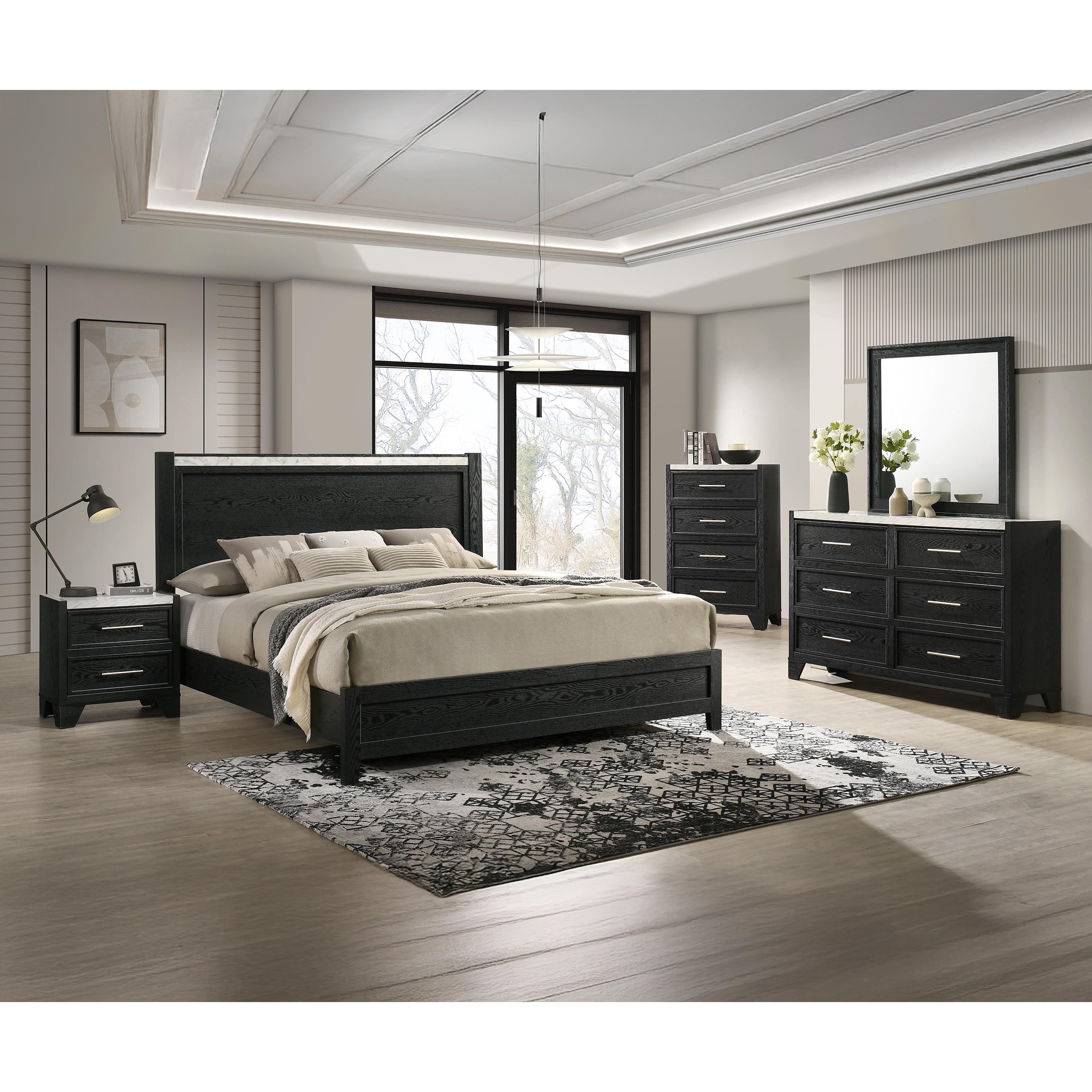  Size_Queen  -- Lamar B4680-Q Queen Bed IMAGE 3
