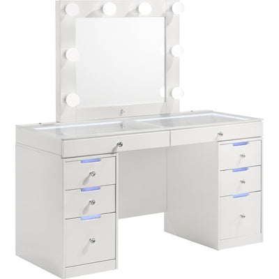  Crown Mark Luxo B4852WHSET Vanity Set - White IMAGE 1