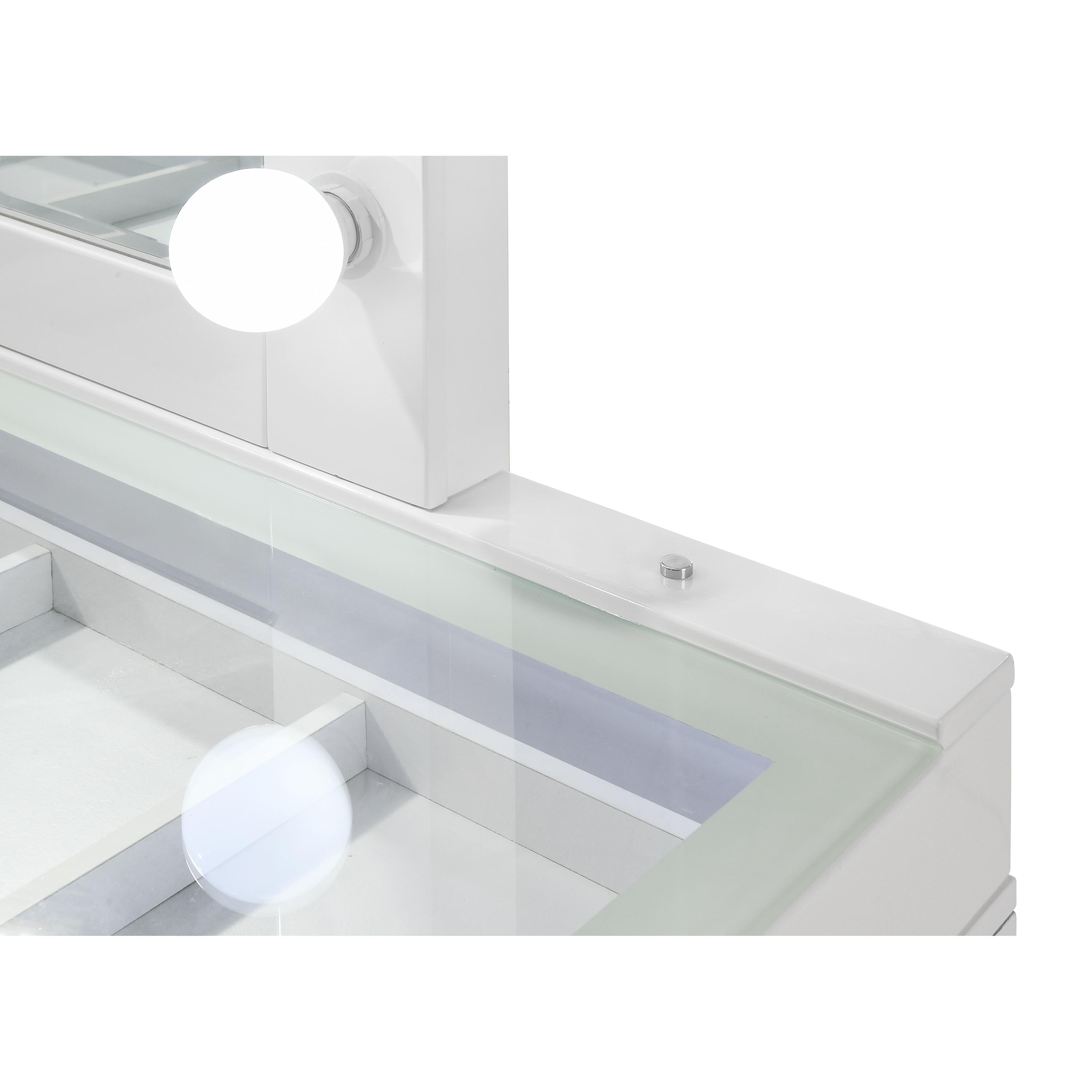  Crown Mark Luxo B4852WHSET Vanity Set - White IMAGE 11