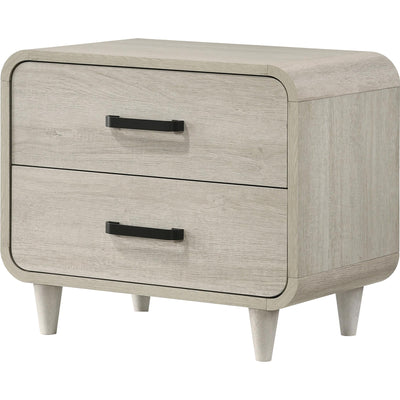  Crown Mark Nyomi B4900-2 Nightstand - White IMAGE 1