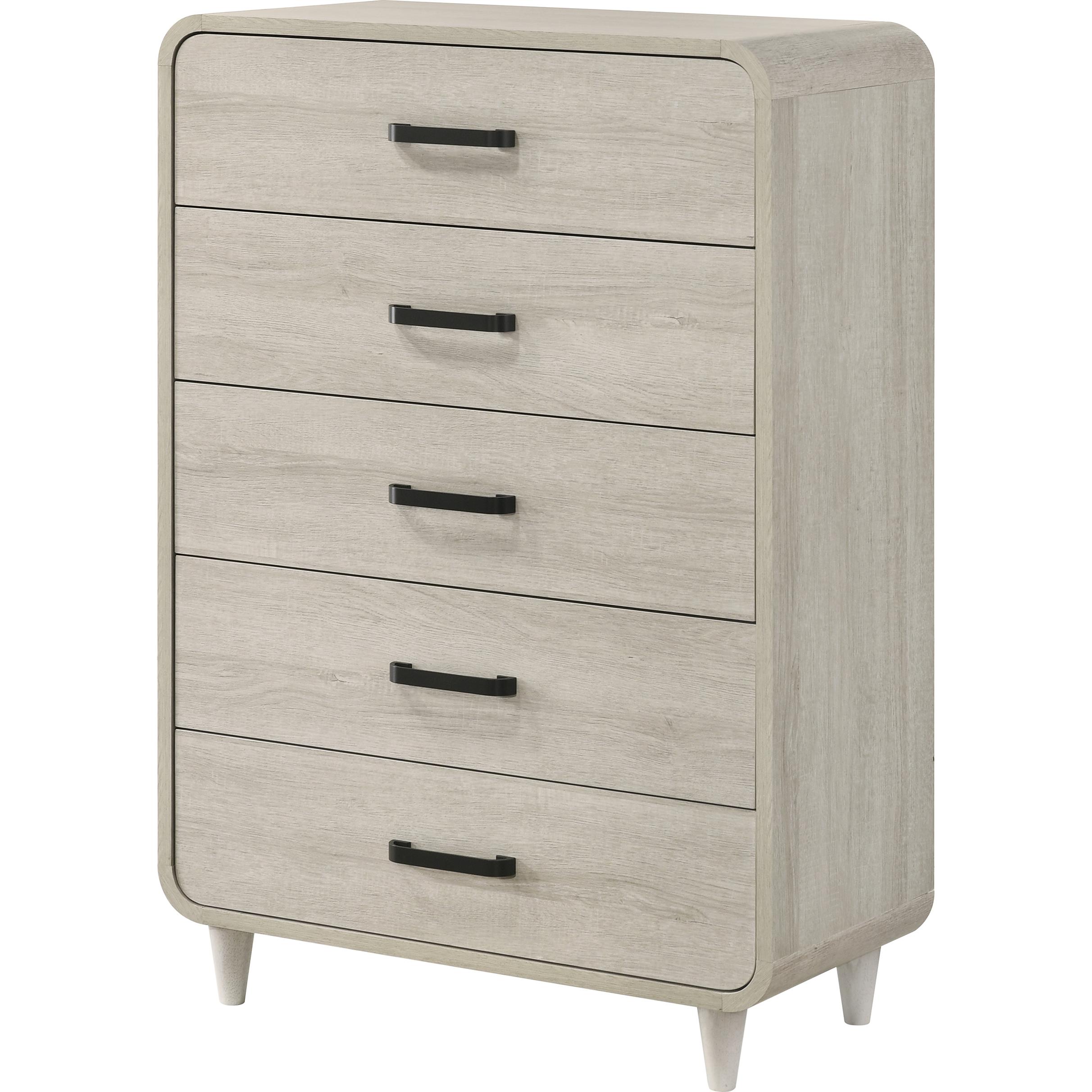  Crown Mark Nyomi B4900-4 Chest - White IMAGE 1