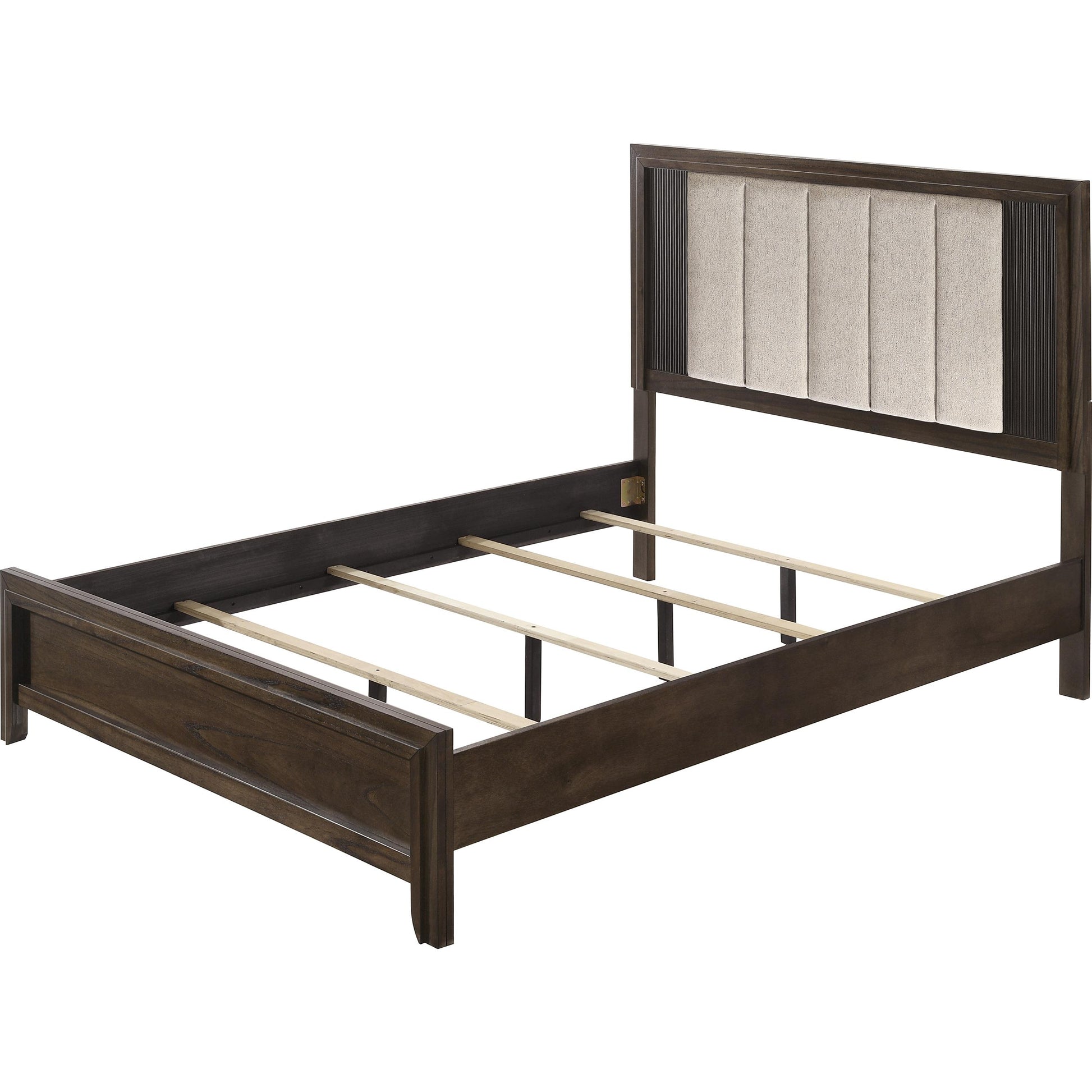  Size_King  -- Crown Mark Carlton Upholstered Panel Bed IMAGE 2