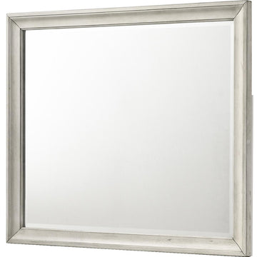  Crown Mark Jaymes B6582-11 Dresser Mirror - White Mist IMAGE 1