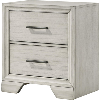  Crown Mark Jaymes B6582-2 Nightstand - White Mist IMAGE 1