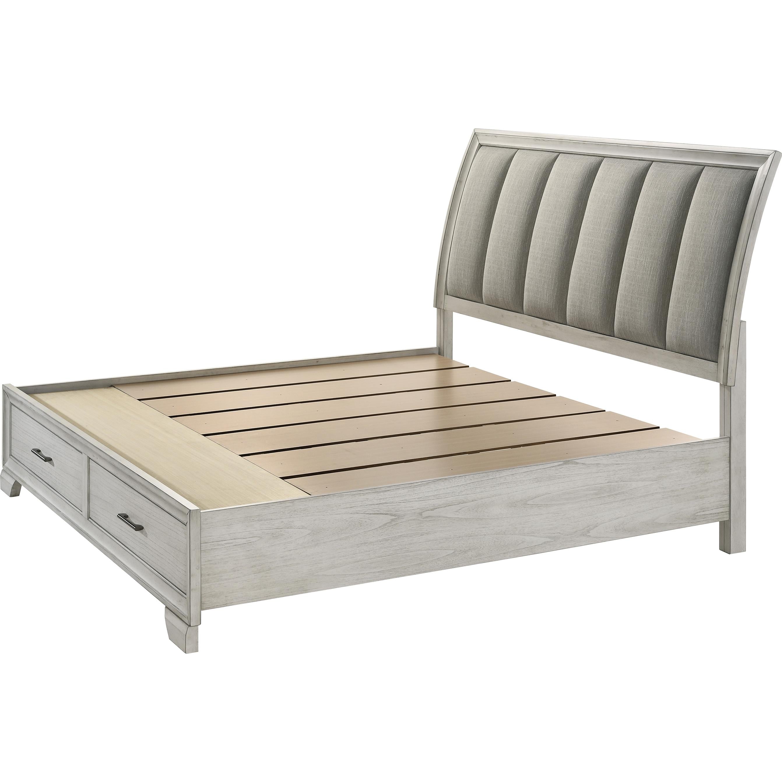  Size_King  -- Jaymes Upholstered Panel Bed with Storage IMAGE 2