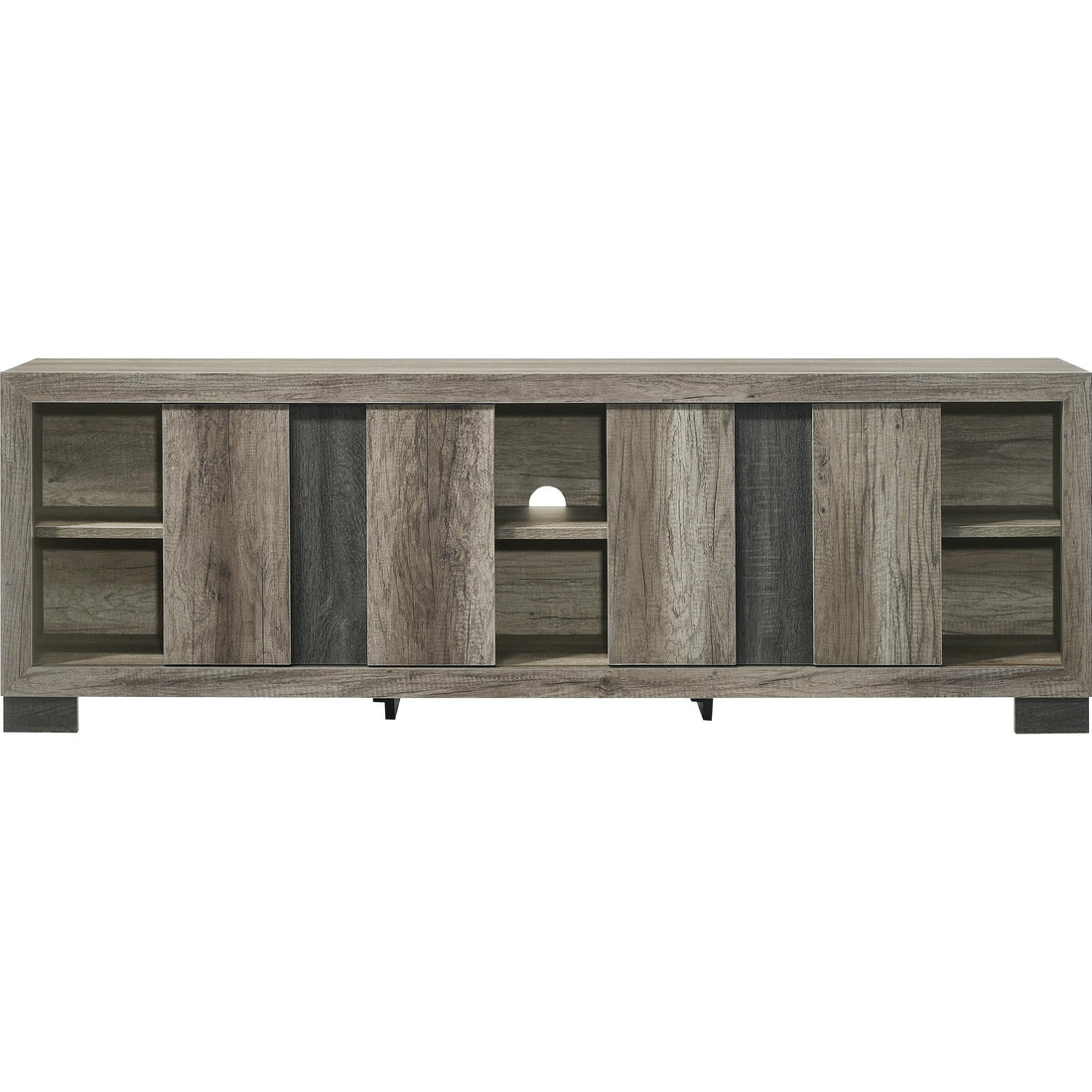 Crown Mark Rangley B6830-99 TV Stand - Grey/Brown IMAGE 1