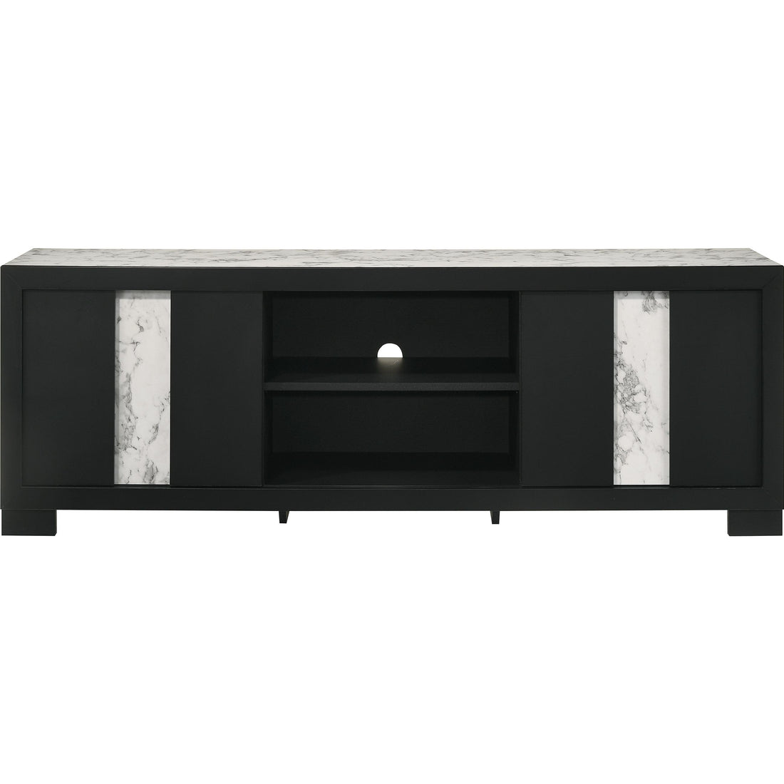  Crown Mark Rangley B6835-99 TV Stand - Black IMAGE 1