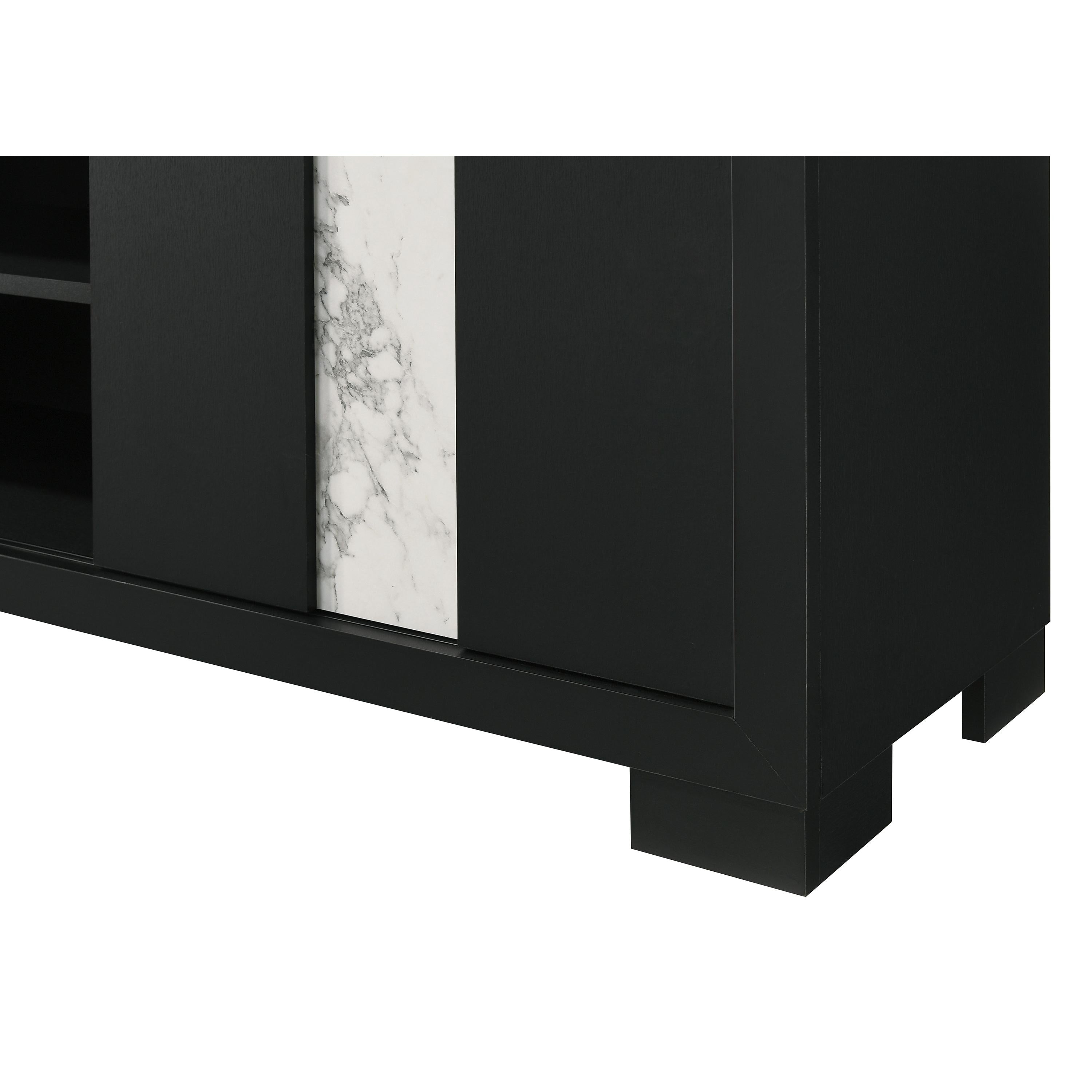  Crown Mark Rangley B6835-99 TV Stand - Black IMAGE 5