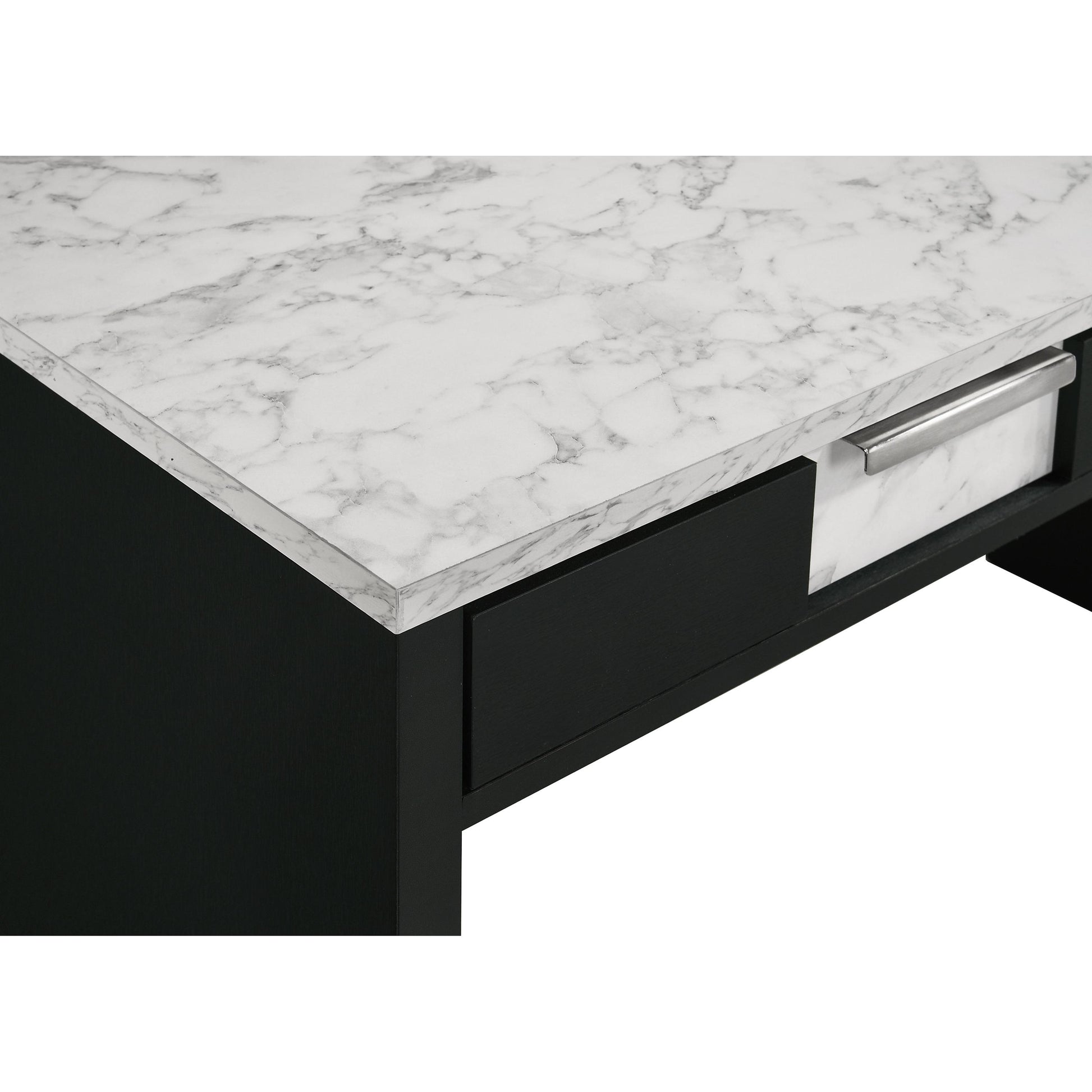  Crown Mark Rangley B6835-DESK Writing Desk - Black IMAGE 5