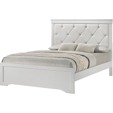  Size_King  -- Crown Mark Amalia Upholstered Panel Bed IMAGE 1