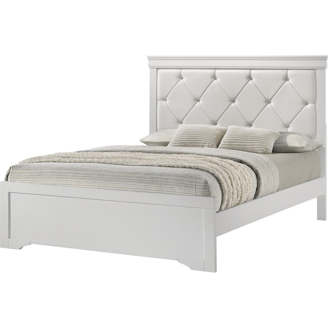  Size_King  -- Amalia Upholstered Panel Bed IMAGE 1