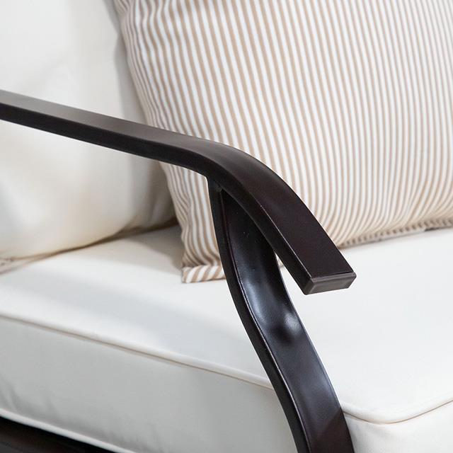  Furniture of America Arezzo LA-L005BG-4PK 5 pc Outdoor Furniture Set IMAGE 1