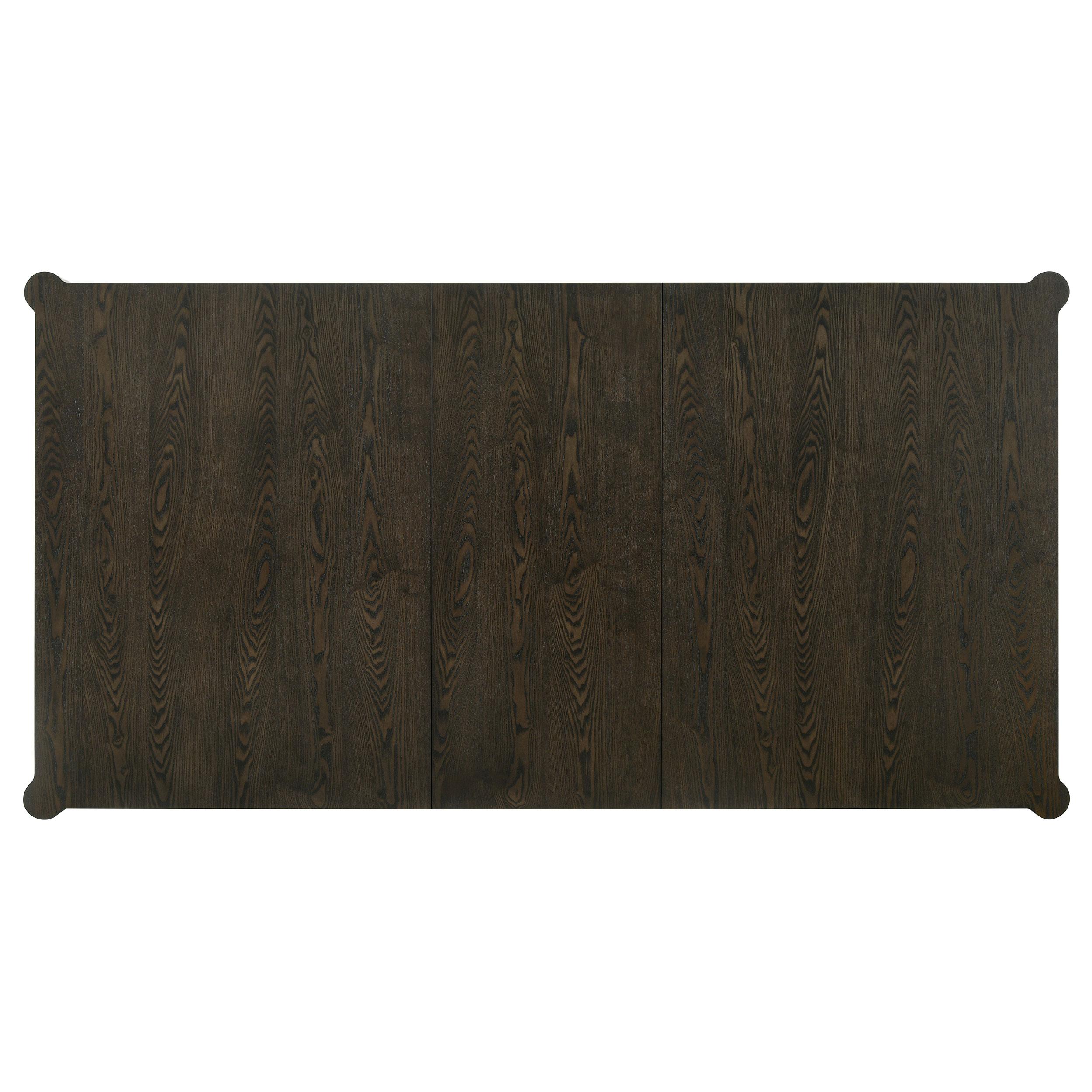  Coaster Furniture Reseda 193671 81-inch Extension Leaf Dining Table - Ash Brown IMAGE 9