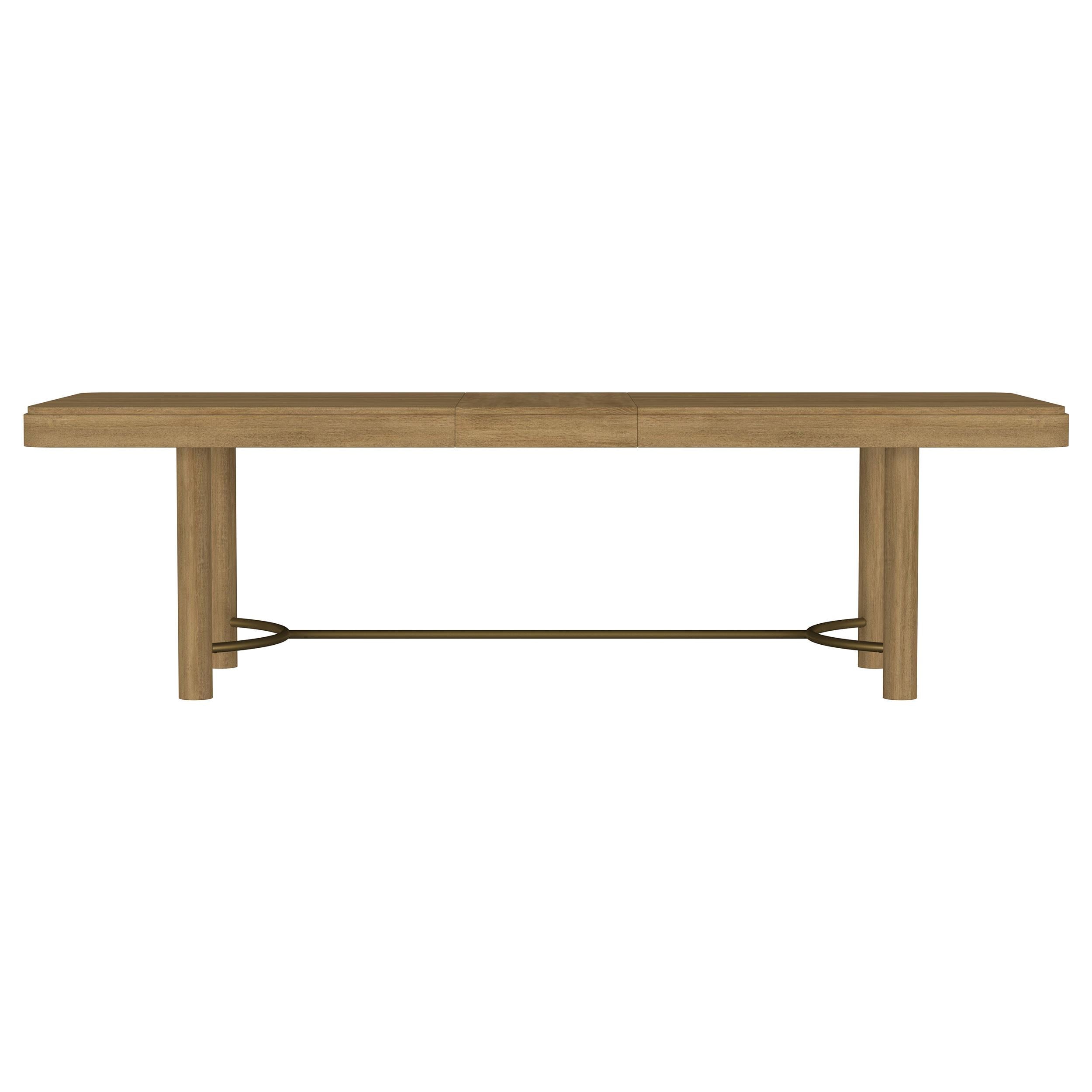  Coaster Furniture Arini 108931 104-inch Extension Leaf Dining Table - Sand Wash IMAGE 5
