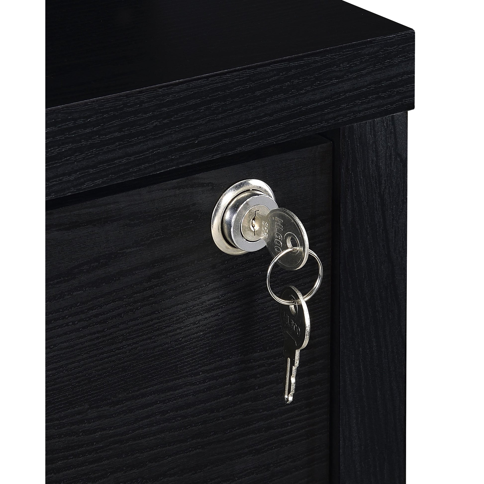  Coaster Furniture Westpark 802703 3-shelf Bookcase USB and Lockable Drawer - Black IMAGE 10