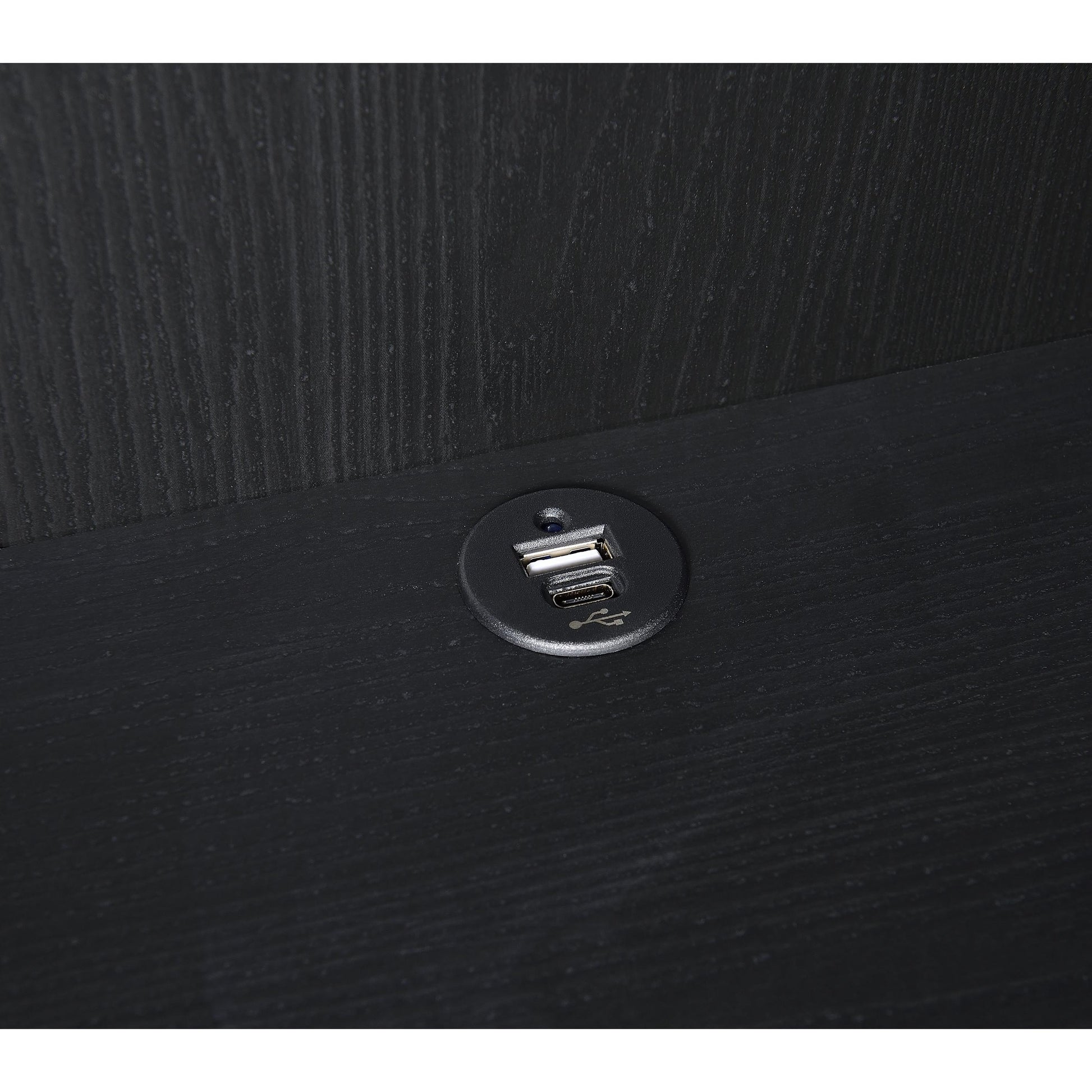  Coaster Furniture Westpark 802703 3-shelf Bookcase USB and Lockable Drawer - Black IMAGE 11