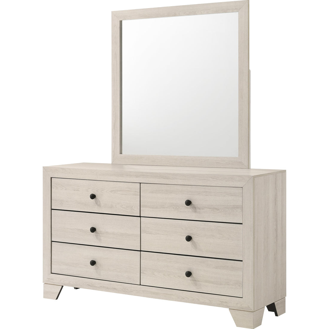  Crown Mark Atticus B6982-1 Dresser - White IMAGE 1