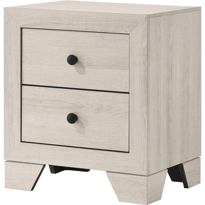  Crown Mark Atticus B6982-2 Nightstand - White IMAGE 1