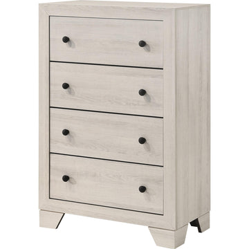  Crown Mark Atticus B6982-4 Chest - White IMAGE 1