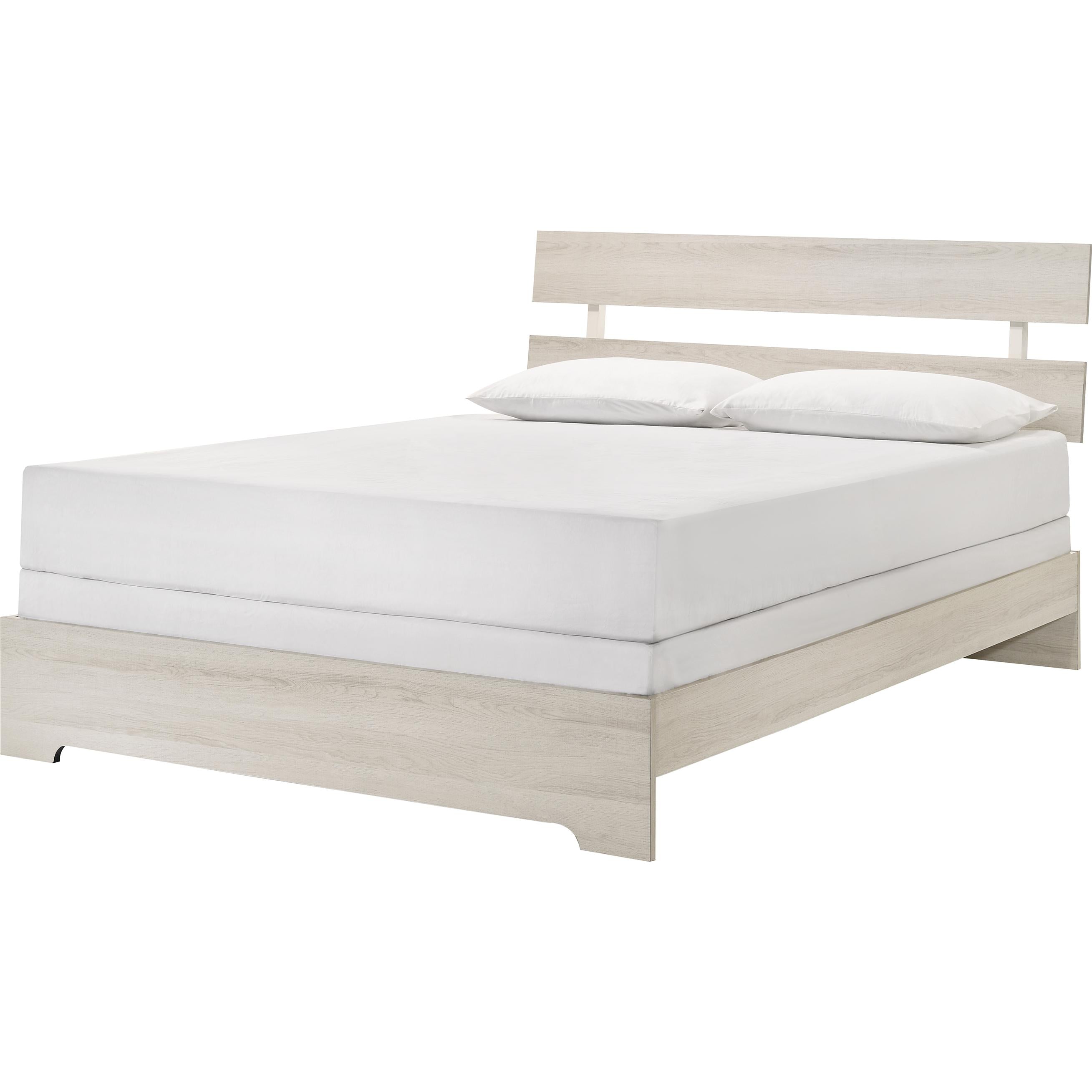  Size_Queen  -- Atticus B6982-Q-BED Queen Bed - White IMAGE 1