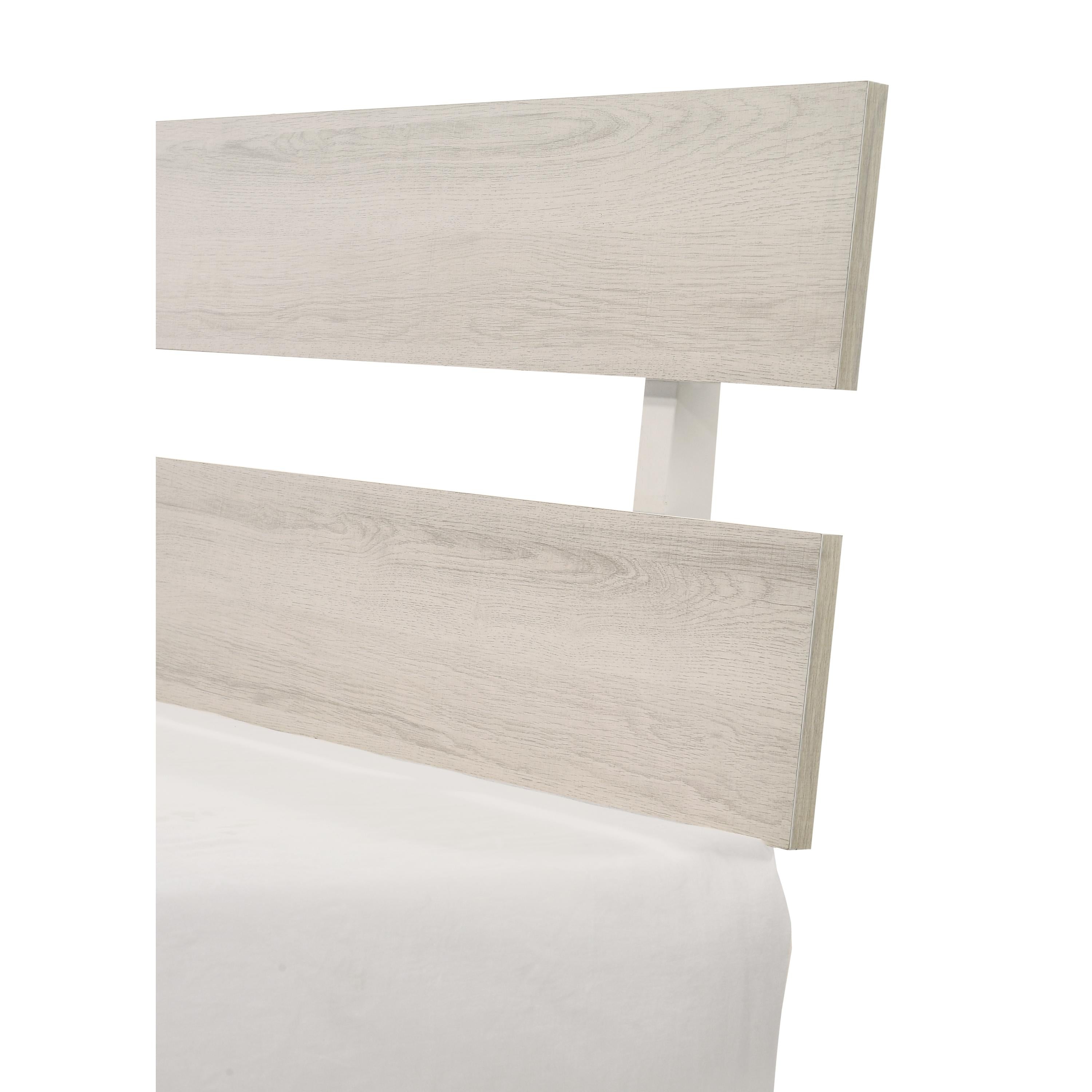  Size_Queen  -- Atticus B6982-Q-BED Queen Bed - White IMAGE 5