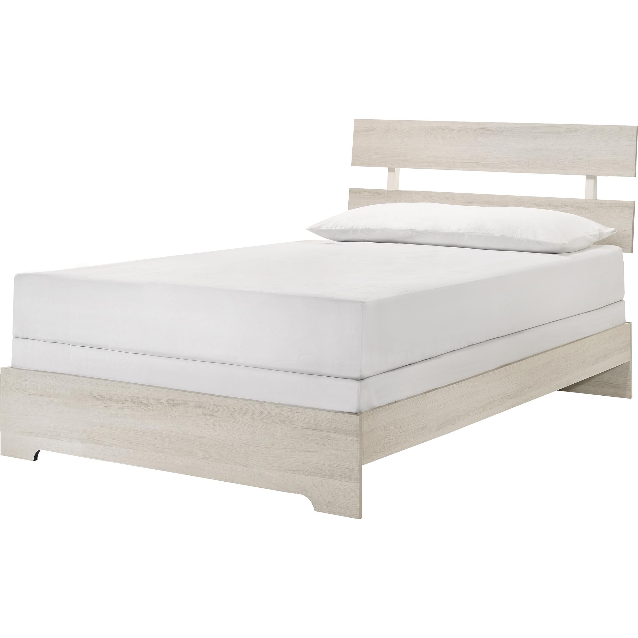  Size_Twin  -- Atticus B6982-T-BED Twin Bed - White IMAGE 1